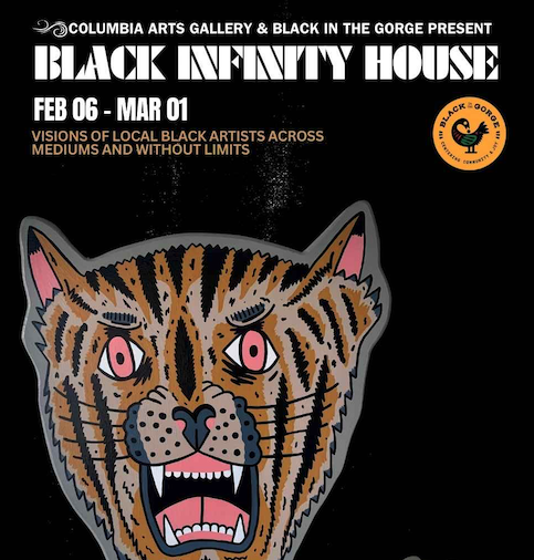 Black Infinity House currently showing BIPOC art experience in Hood River
