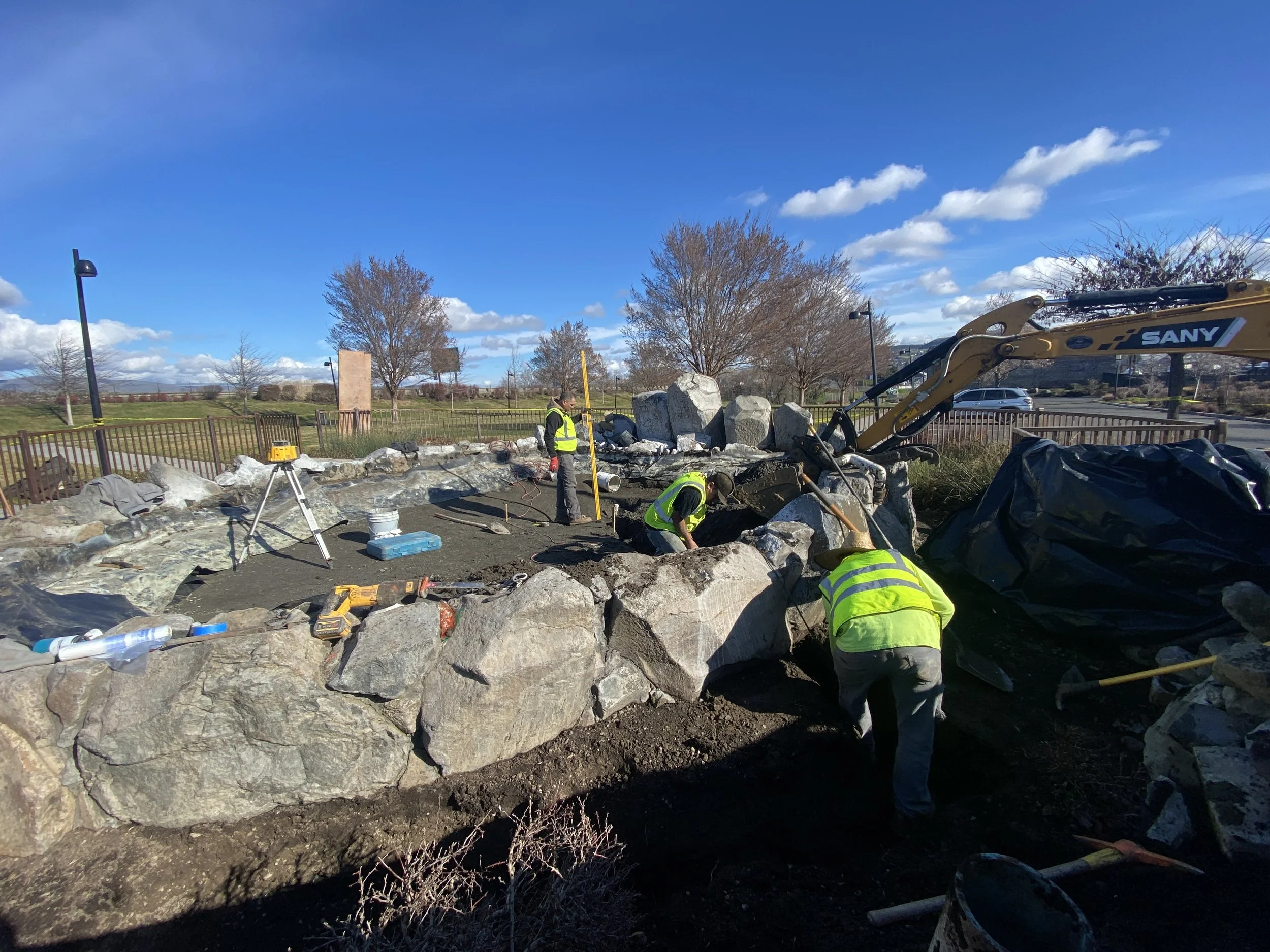 Weather working for local contractors as Mother Nature goes blue today in TD 