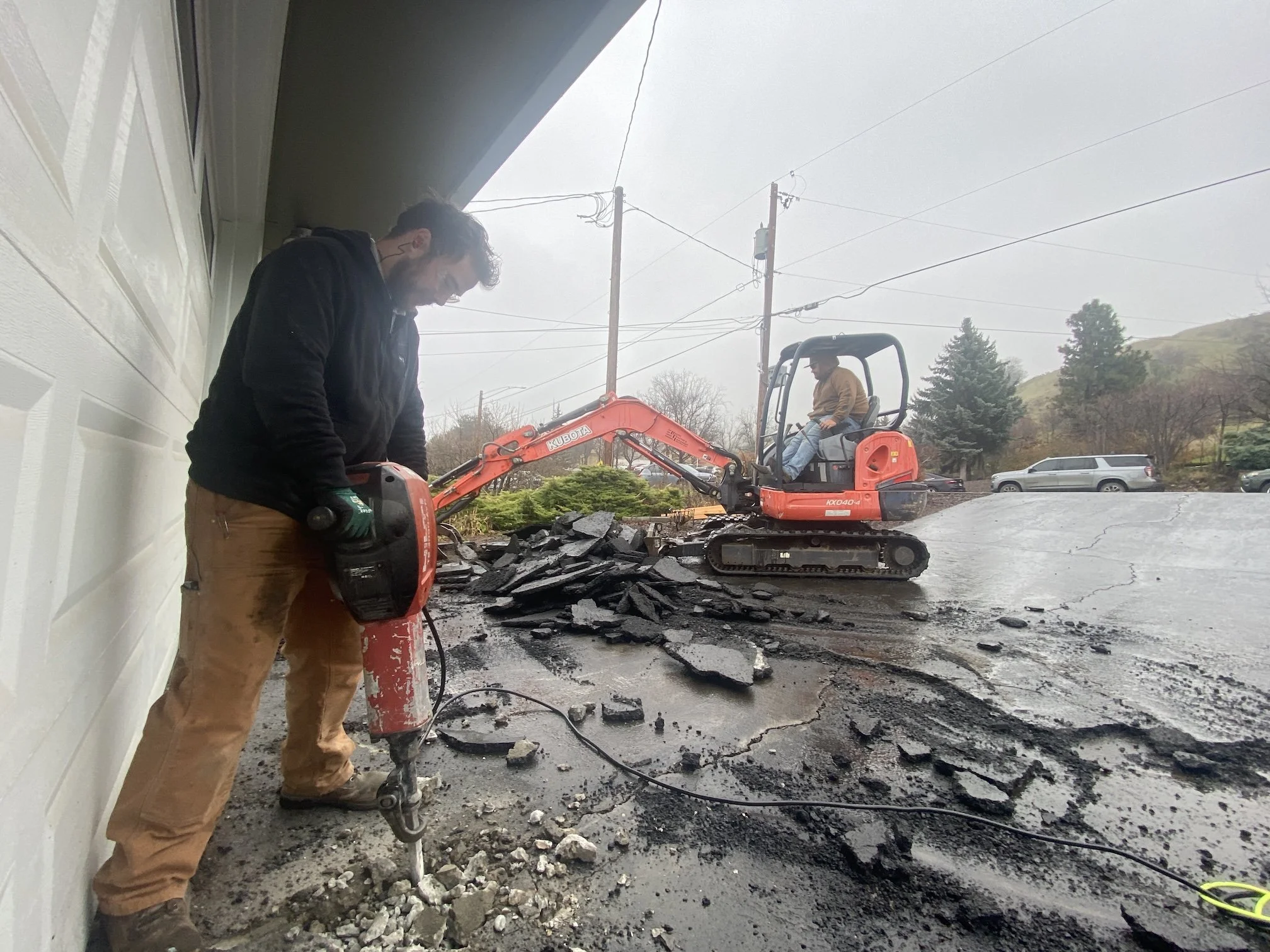 Rain, Schmain: The Dalles Crews Get the Job Done Anyway