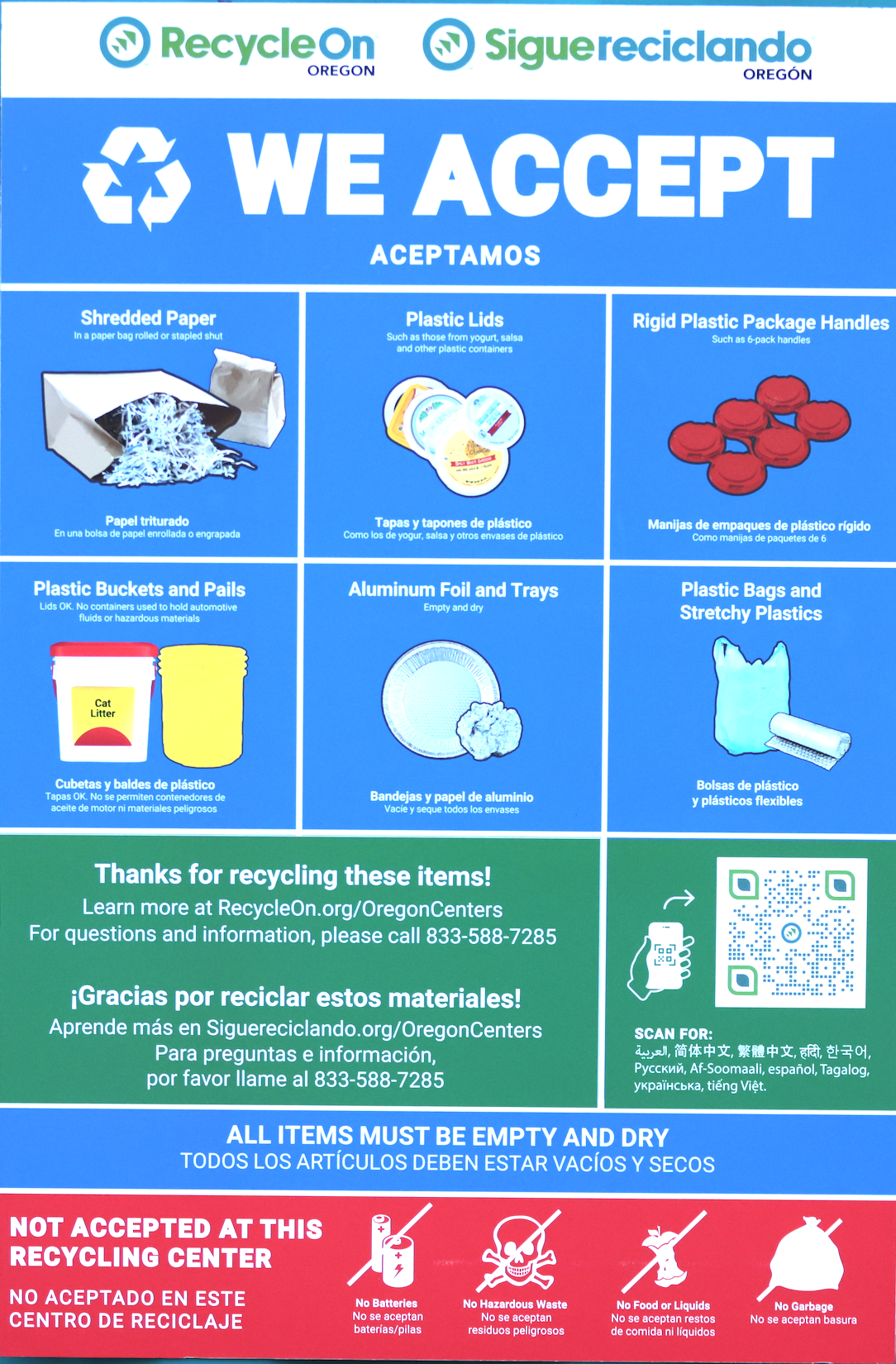 New RecycleOn centers open in Hood River &amp; The Dalles, expanding free recycling options