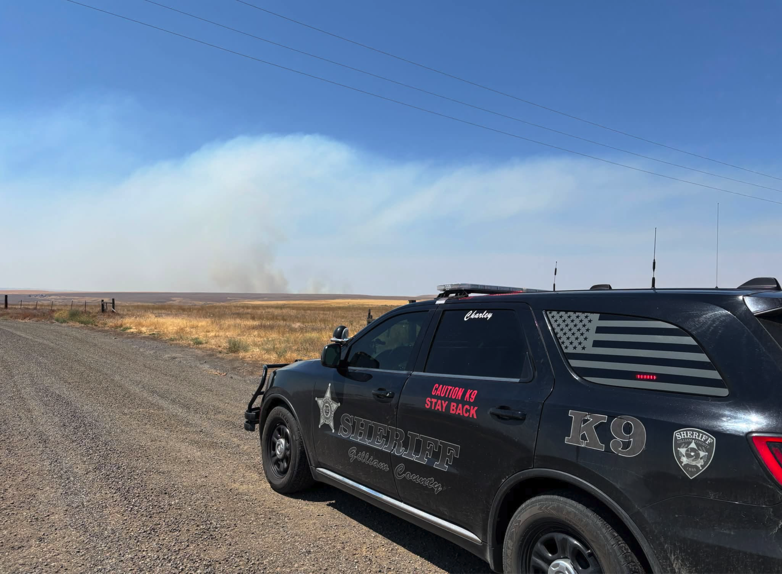  Hopkins Fire Holds at 5,000 Acres as Crews Gain Ground on Multiple Gilliam County Wildfires