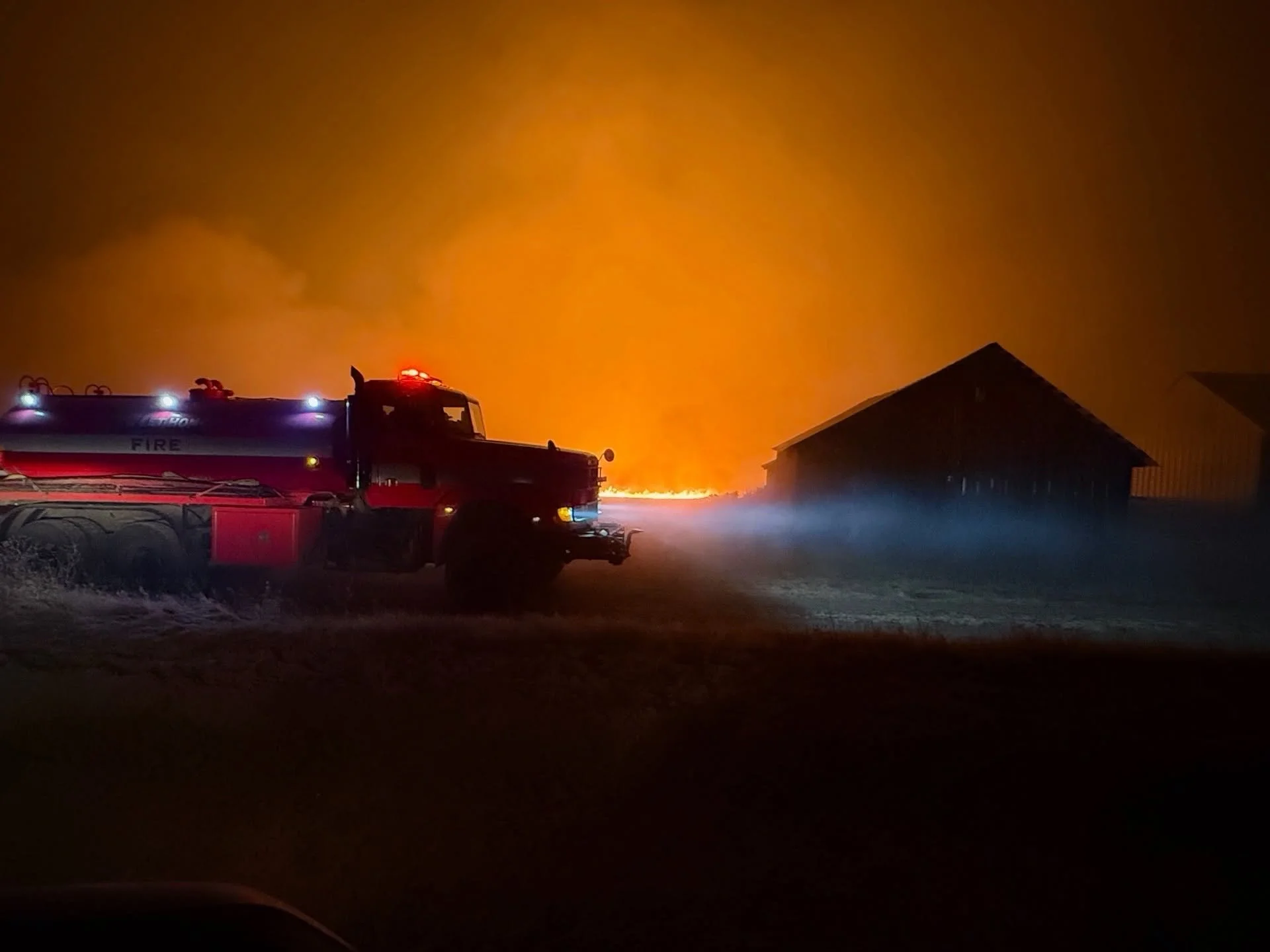 Grasshopper Fire destroys six homes and 15 outbuildings as crews battle the eastern flank