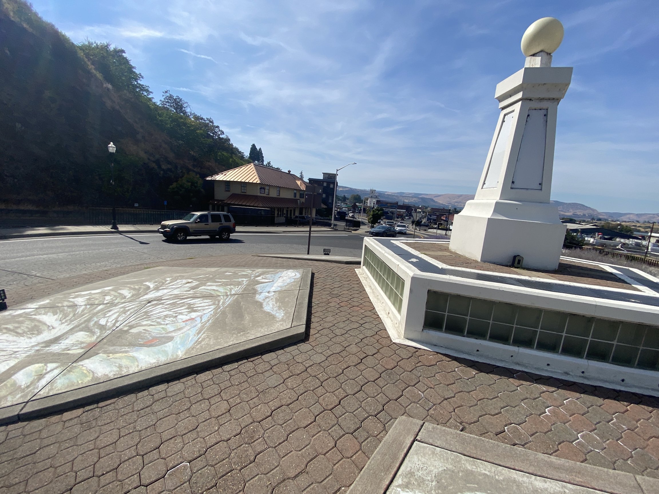 Sun-Faded Art at The Dalles Roundabout Getting a Refresh