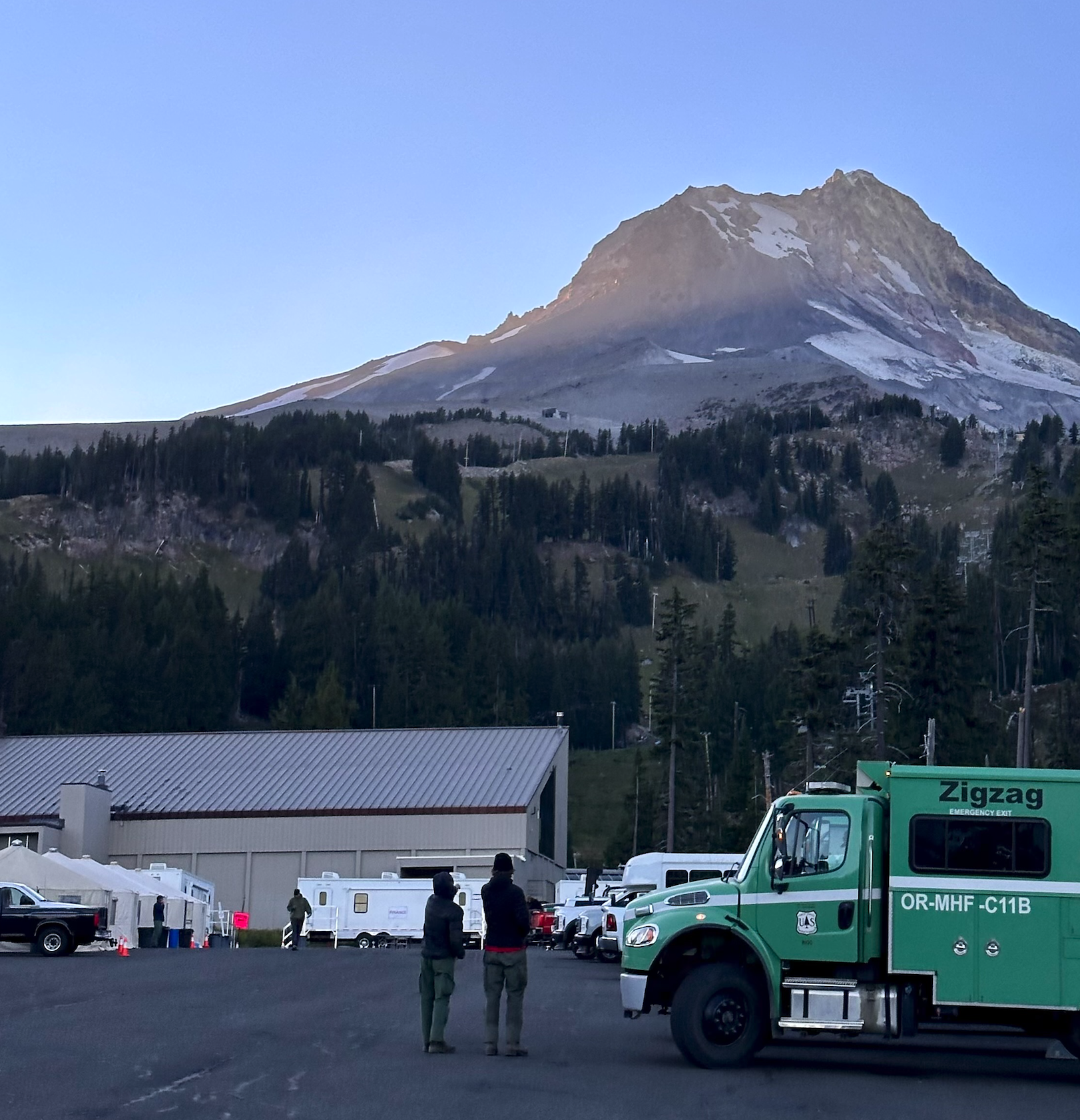 Inside the Grasshopper Fire Camp