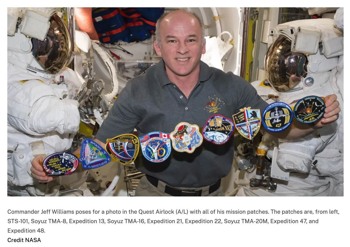 Colonel Spaceman 3-2-1 LIFTOFF! NASA Astronaut Col. Jeffrey Williams to Inspire the ...