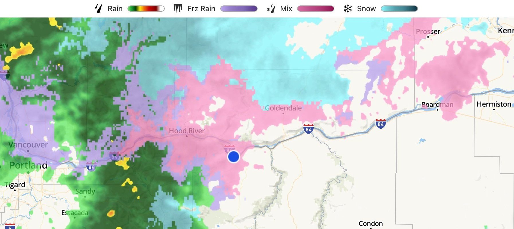 The Dalles, Oregon Map by Super See Services | Avenza Maps Weather the dalles or