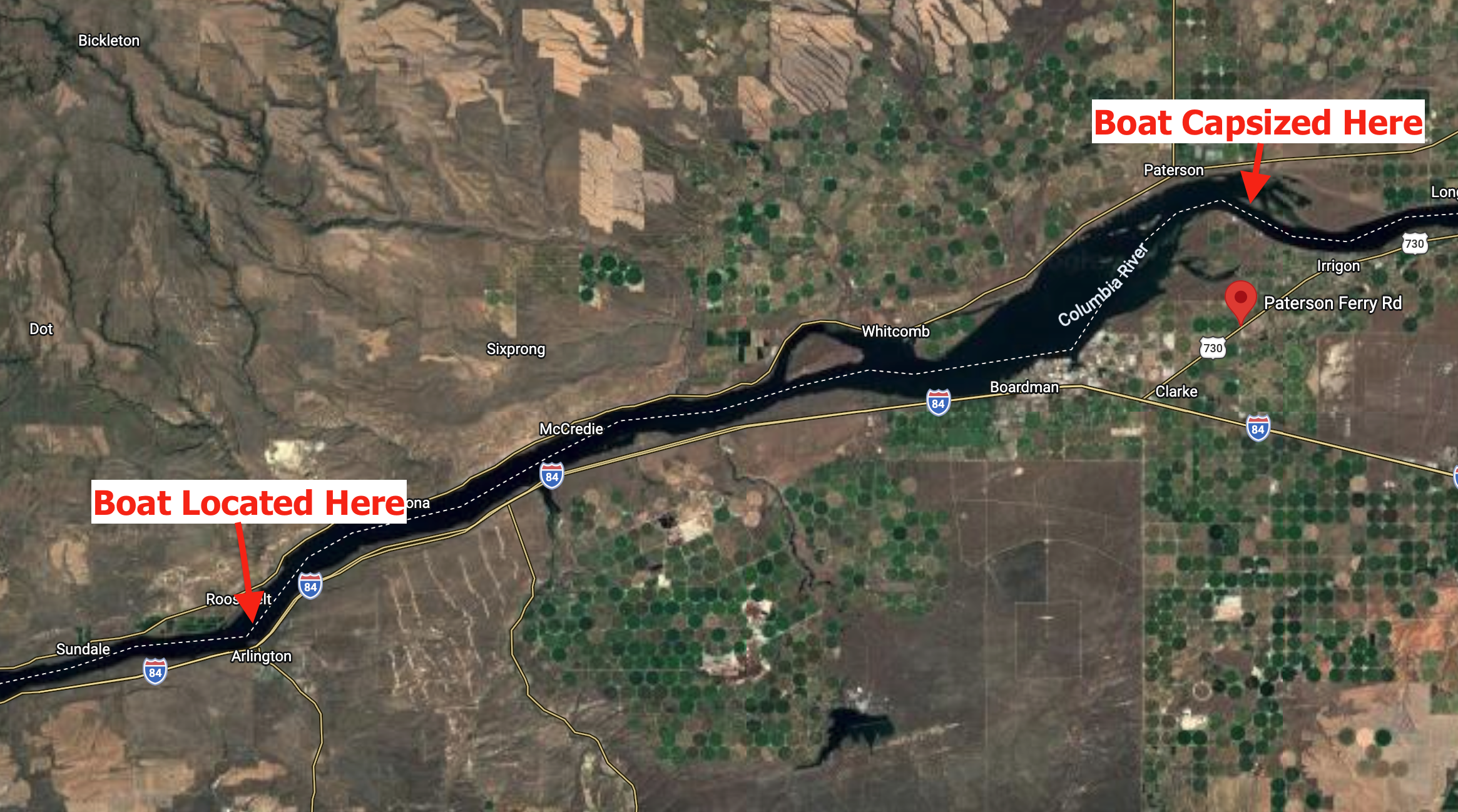 Deputies Recover Capsized Boat After Columbia River Rescue Near ...