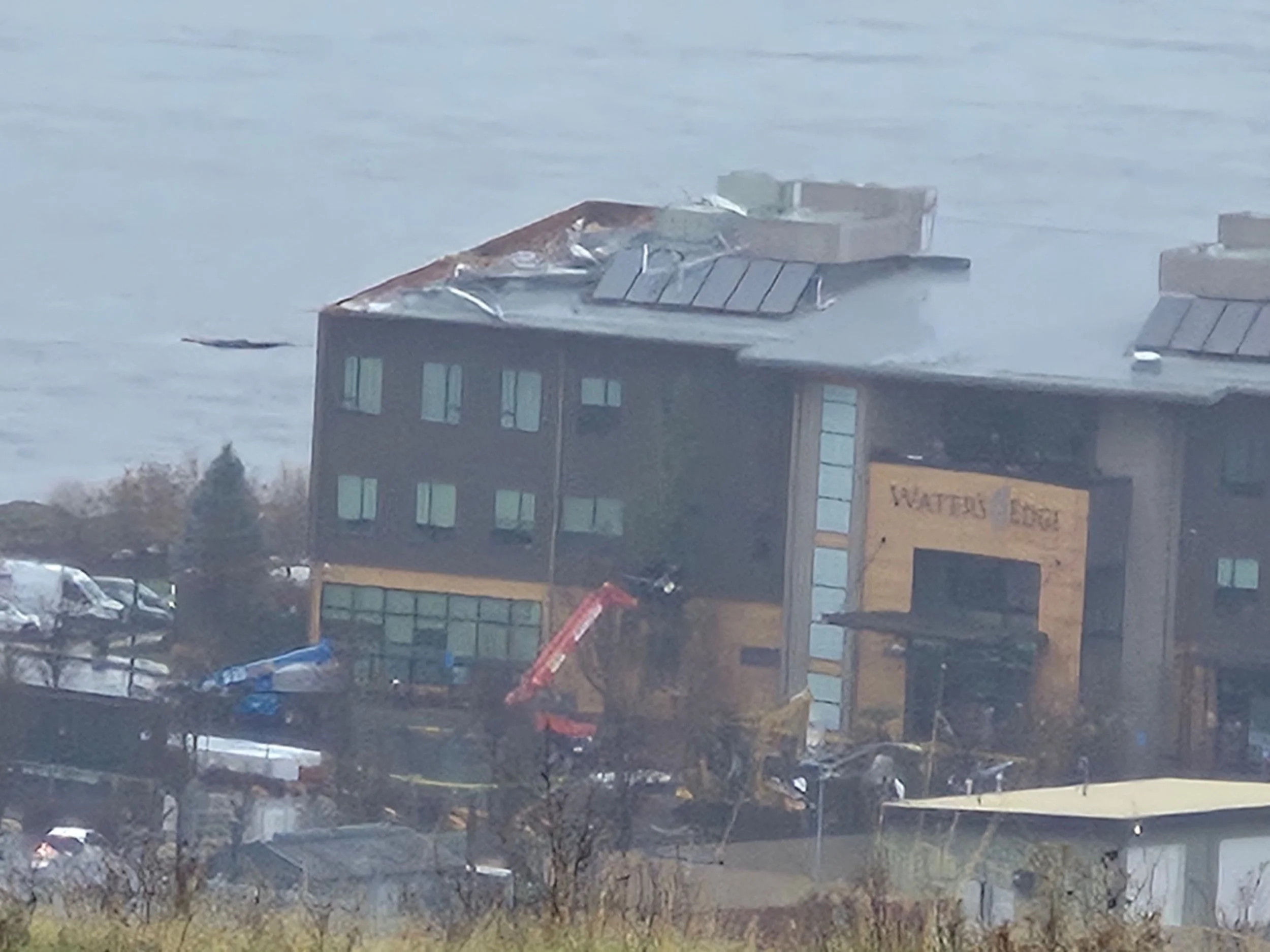 Water’s Edge Clinics to Stay Closed as Crews Secure Building, Assess Storm Damage