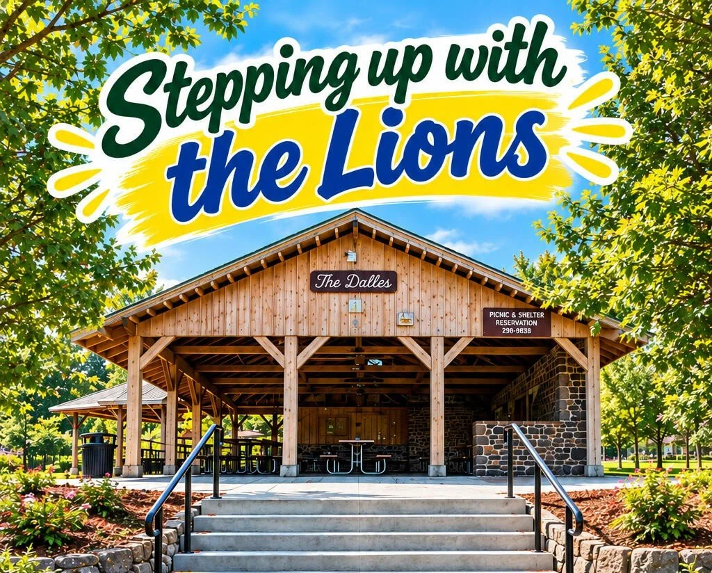 Lions Club and Park Foundation of The Dalles Team Up for Safer Stairs at Sorosis Park