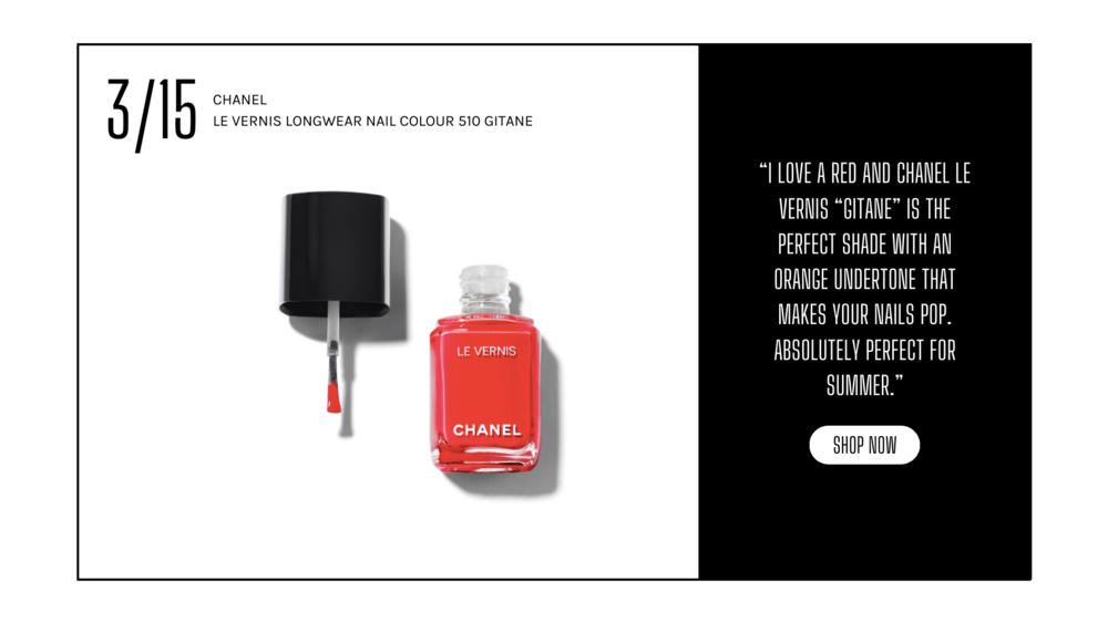 Chanel Red Nail Colour