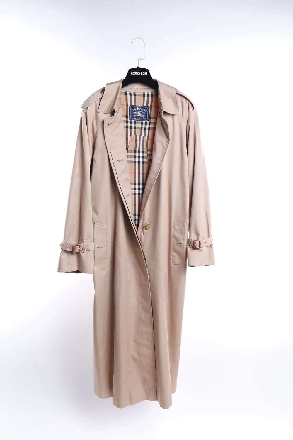 Vintage Burberry's trench coat khaki M Vintage Burberrys' Trench