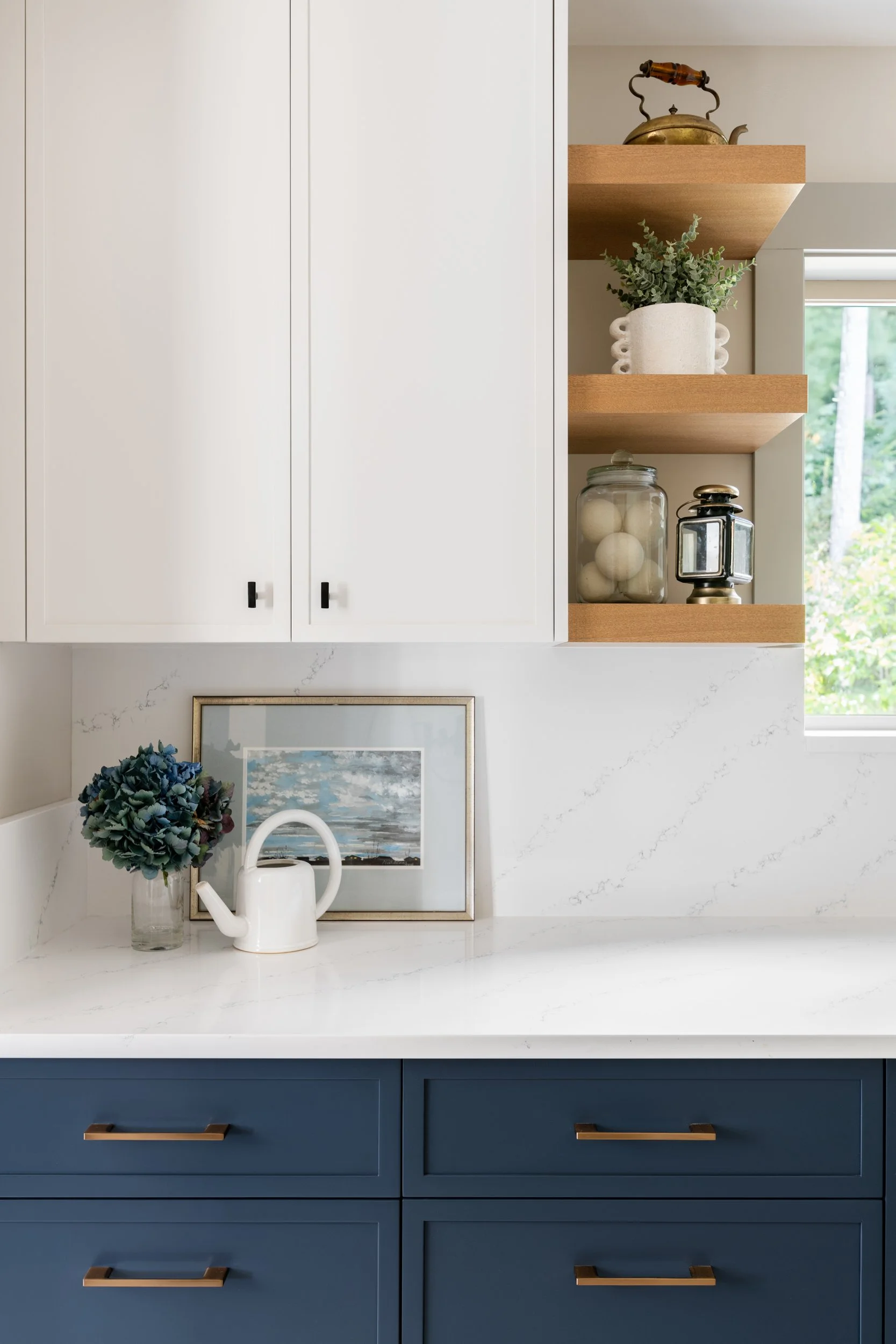 country blue laundry room