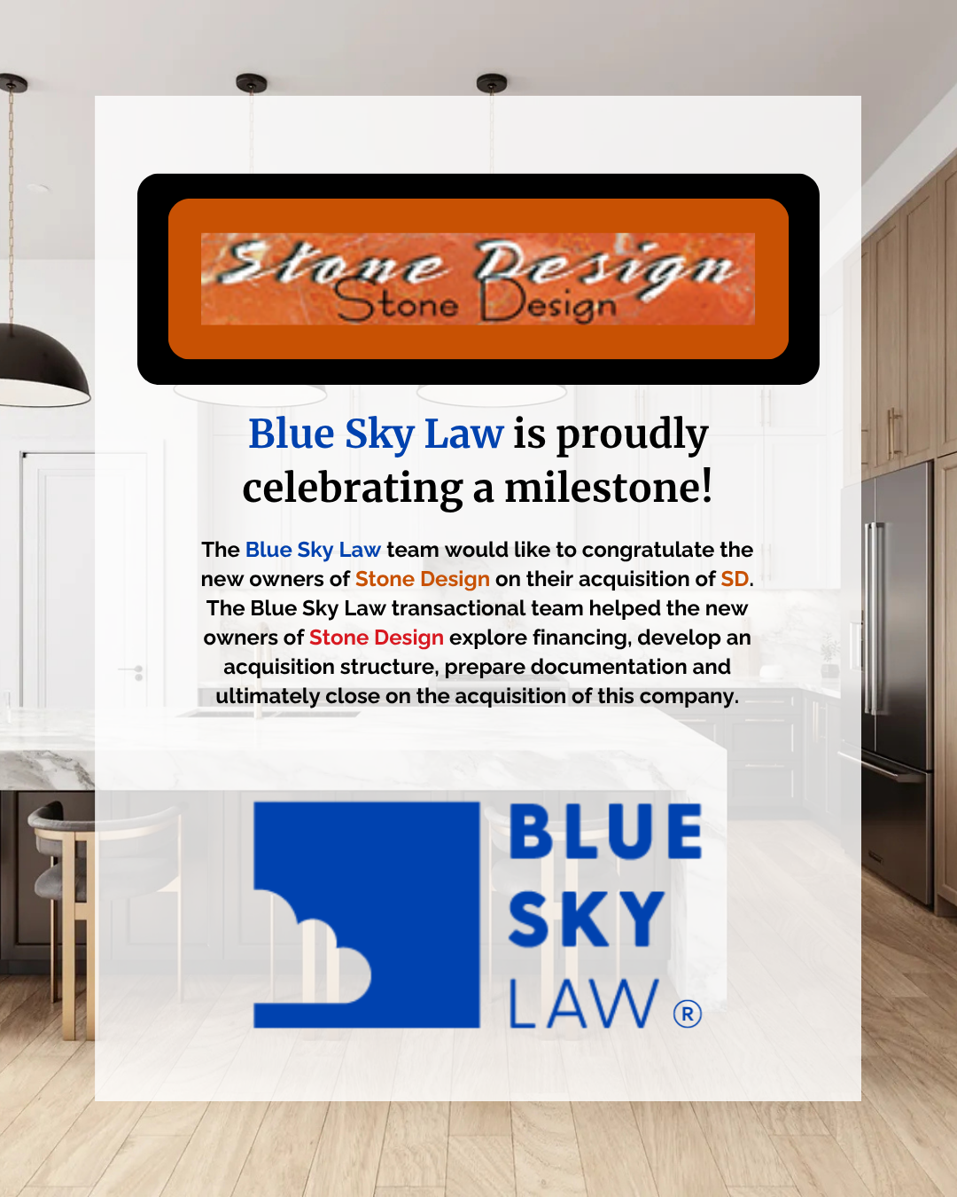 Milestone Moment: Stone Design Acquires SD