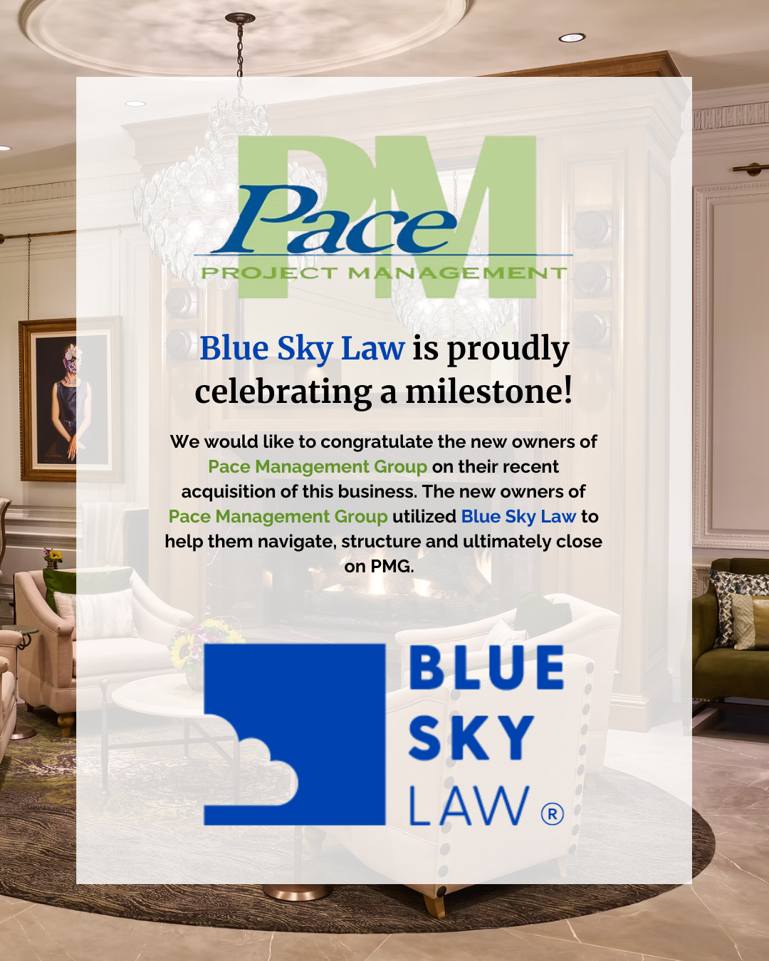Milestone Moment: Pace Management Group