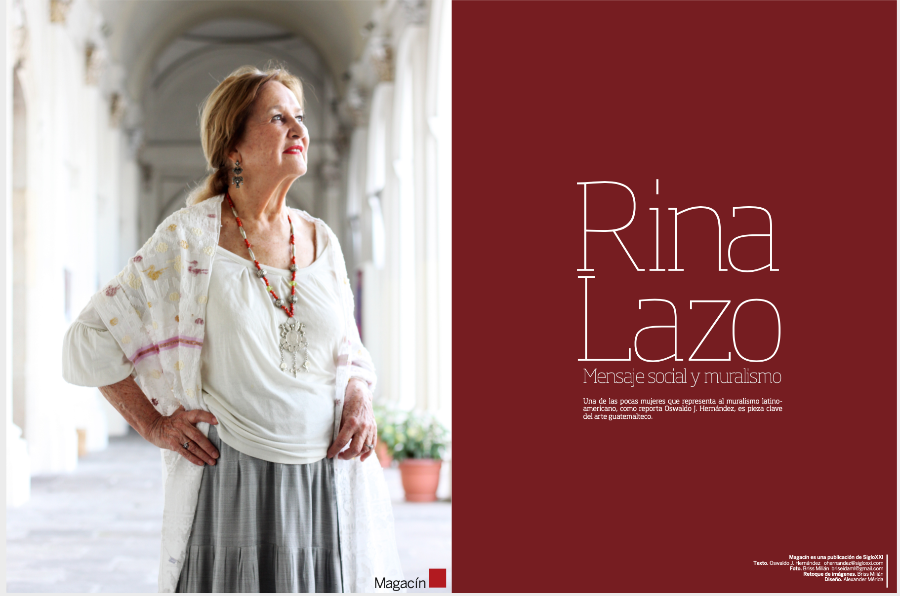 ARCHIVO — Rina Lazo, muralista mesoamericana