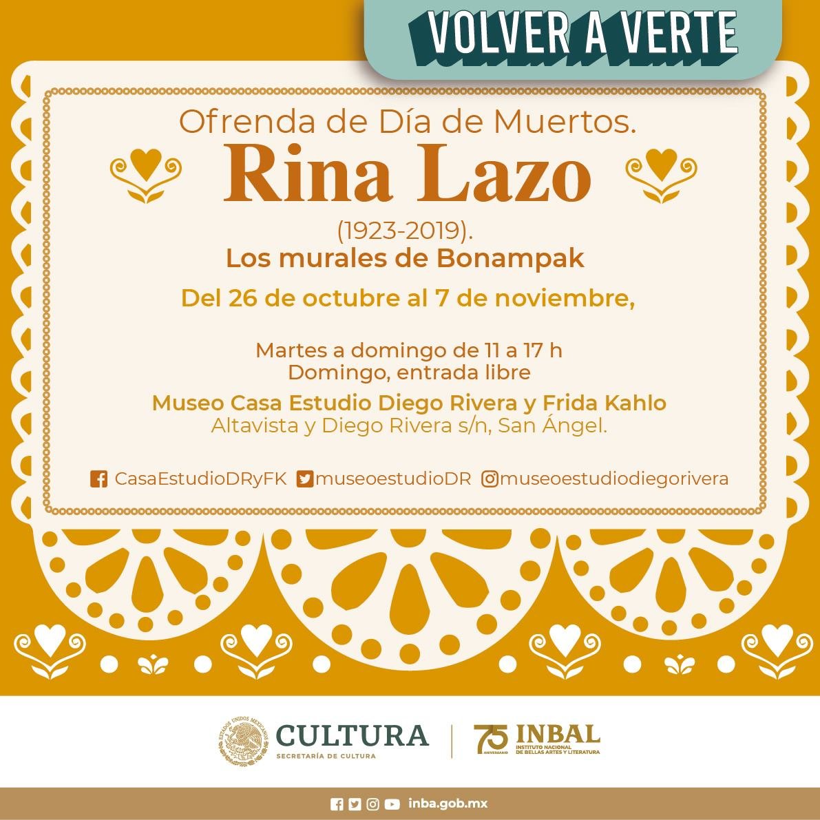 Ofrenda 2021 Museo Casa Estudio Diego Rivera y Frida Kahlo