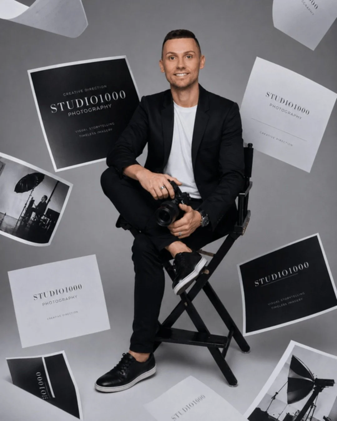 Mark is Studio1000 Photography's Managing Director, who does it ALL 📸✨

Consultations? Yes!
Styling? Of course!
Hair &amp; makeup coordination? Absolutely!
Photography, framing &amp; print orders? That too!

Basically, if it happens at Studio1000 Ph