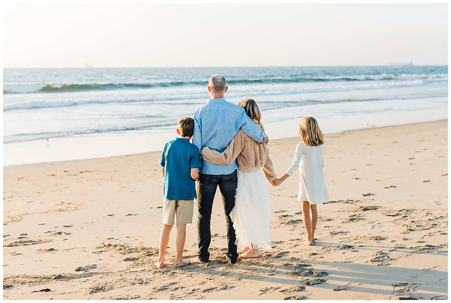 Los Angeles family beach photography session