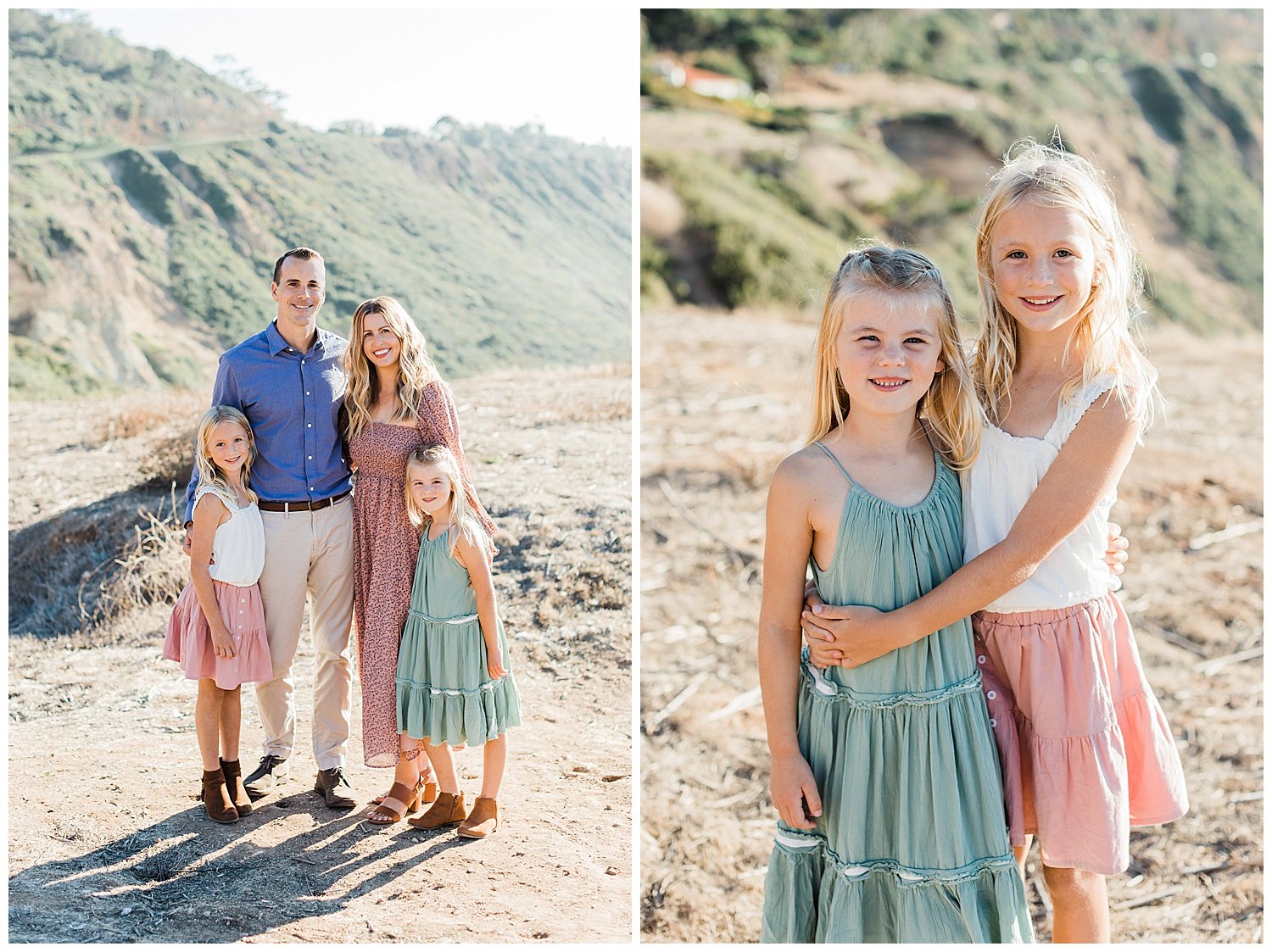 Los Angeles family photography at Palos Verdes Bluffs. Hermosa Beach family photographer, Jennifer Faulk