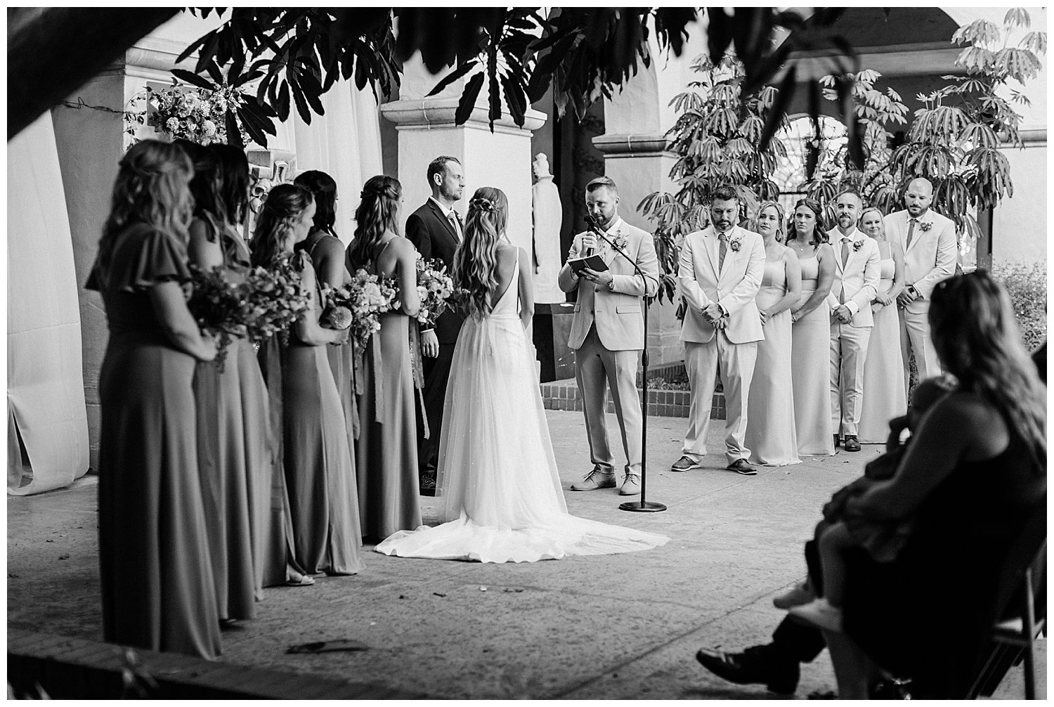 Balboa park wedding ceremony