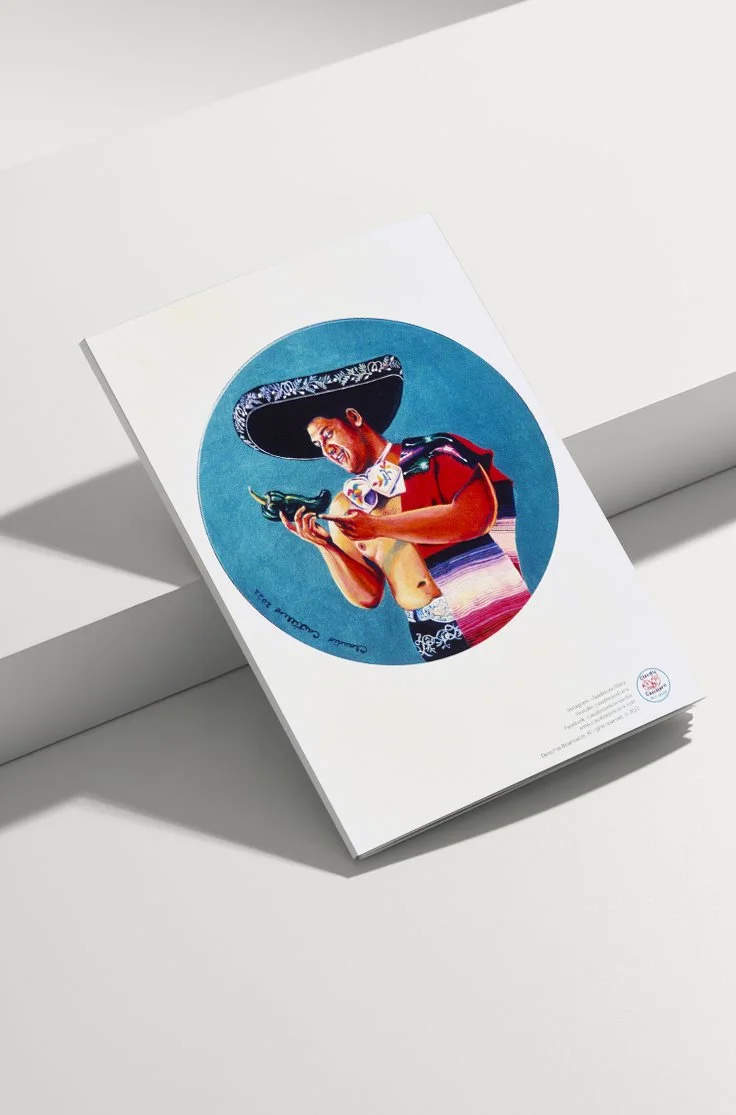 Print "El chile de María Chingón" de Claudio Castillero.