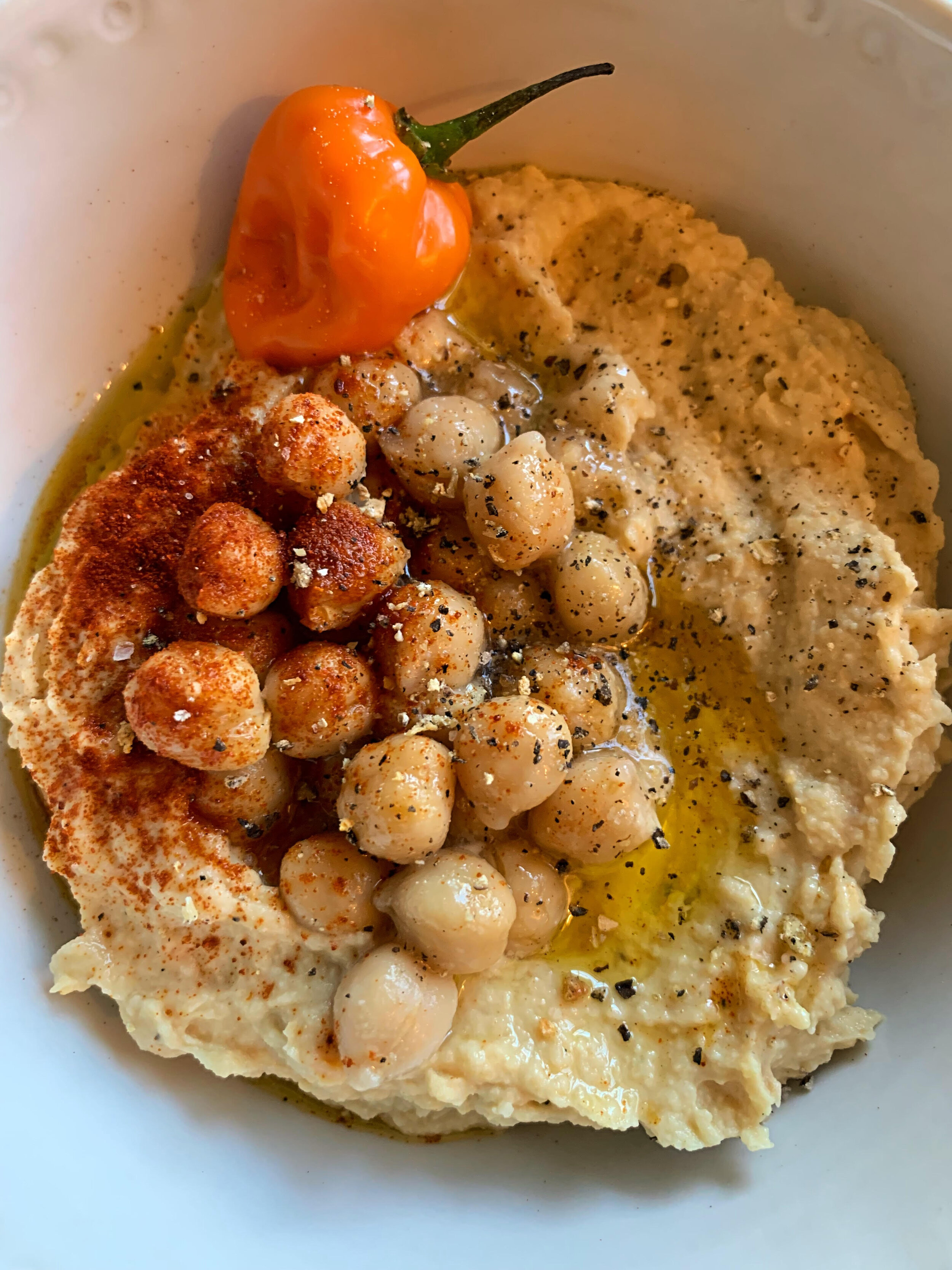 Habanero hummus (vegan, gluten-free)