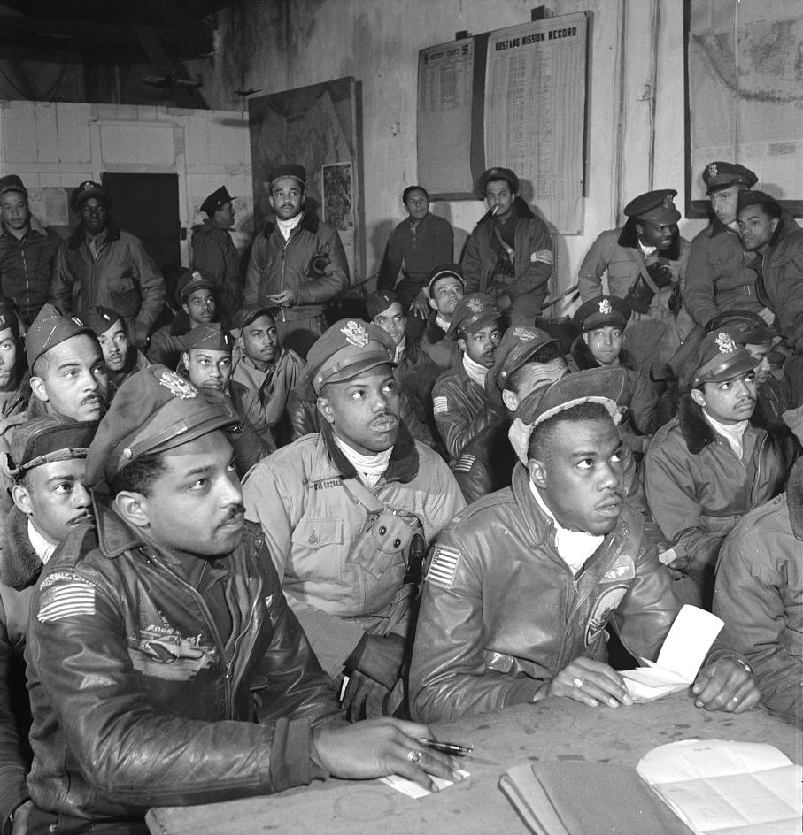  The Tuskegee Airmen were the first black military aviators in the U.S. Army Air Corps. At this time in history, racial segregation was the rule in the U.S. military, as well as much of the country. But young black Americans who aspired to serve thei