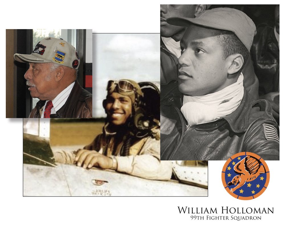  Whenever possible, when planning a painting, &nbsp;it was a thrill for me to consult firsthand with the veterans whose experiences I was hoping to depict. In this case, the first Tuskegee veteran I was able to meet with was Col. Bill Holloman, who l