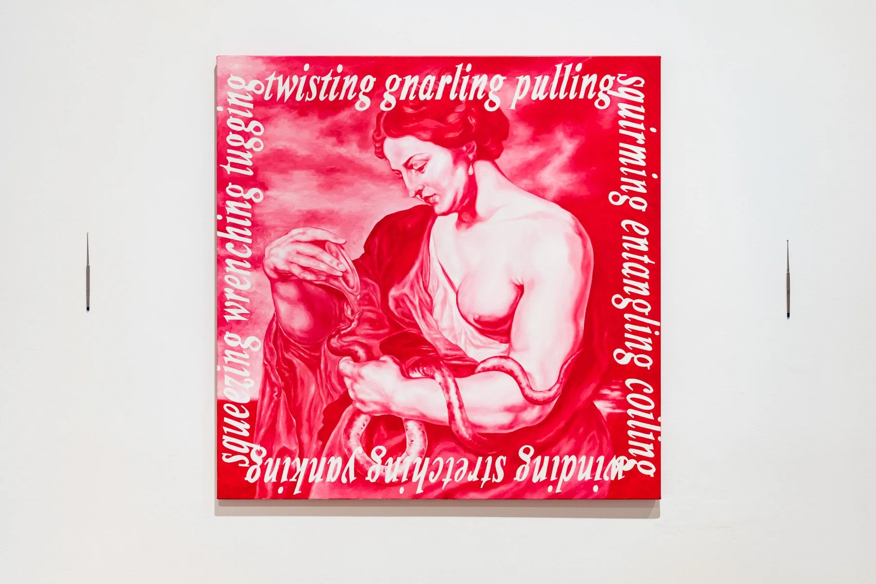 Painting of Hygiea, Appropriation, Endometriosis art, Savannah Jarvis