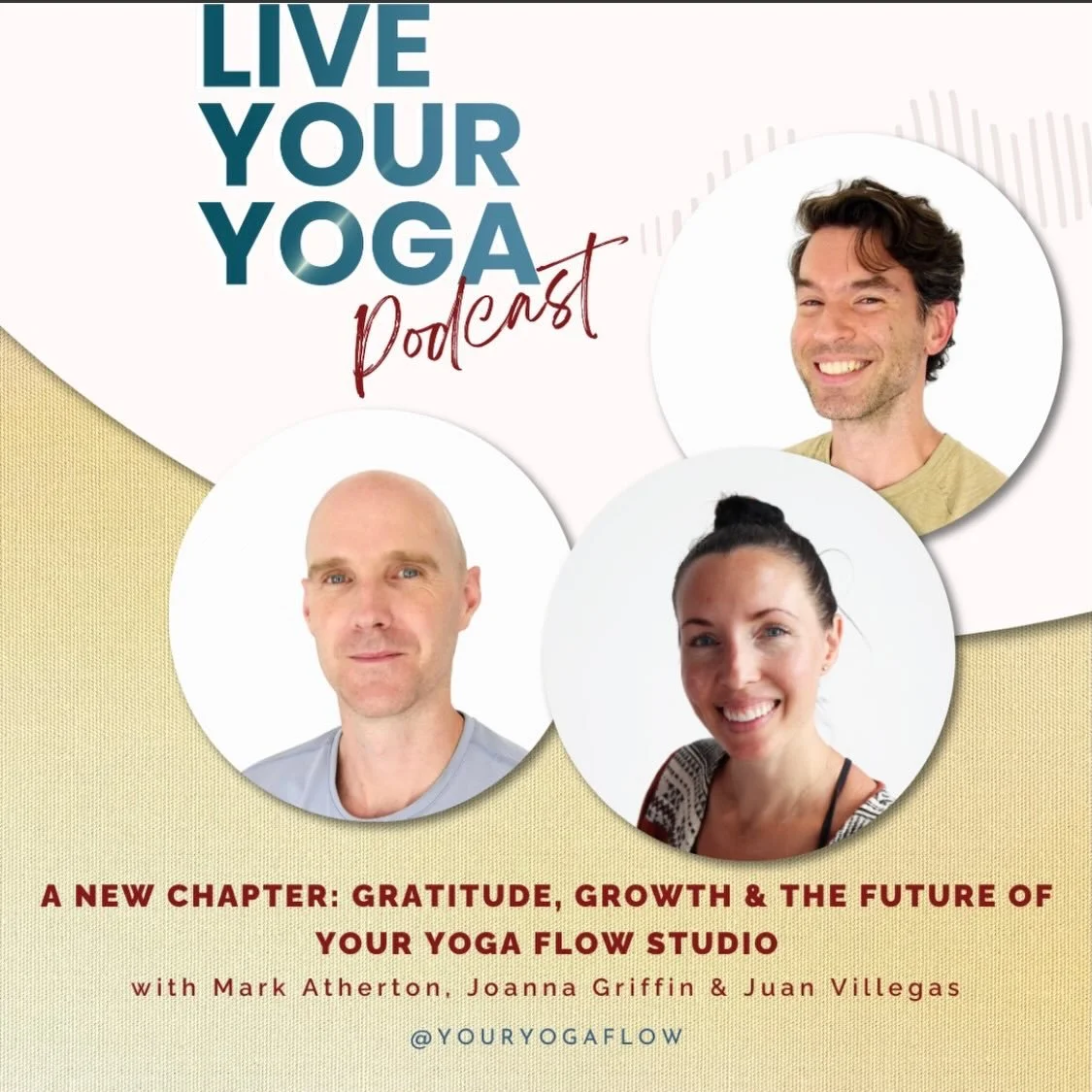 It still blows my mind that this incredible opportunity has presented itself and that I get to step into this new year, in this new role, with @youryogaflow as a co-owner, with the most inspiring, skilled, dedicated, Mark Atherton &amp; Juan Villegas