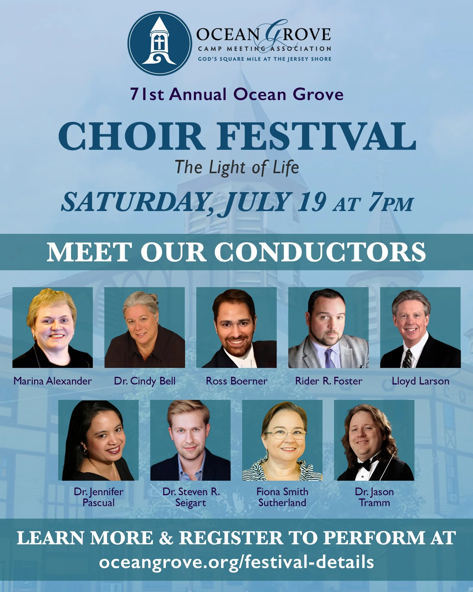 71st Annual Ocean Grove choir Festival: THe Light of Life