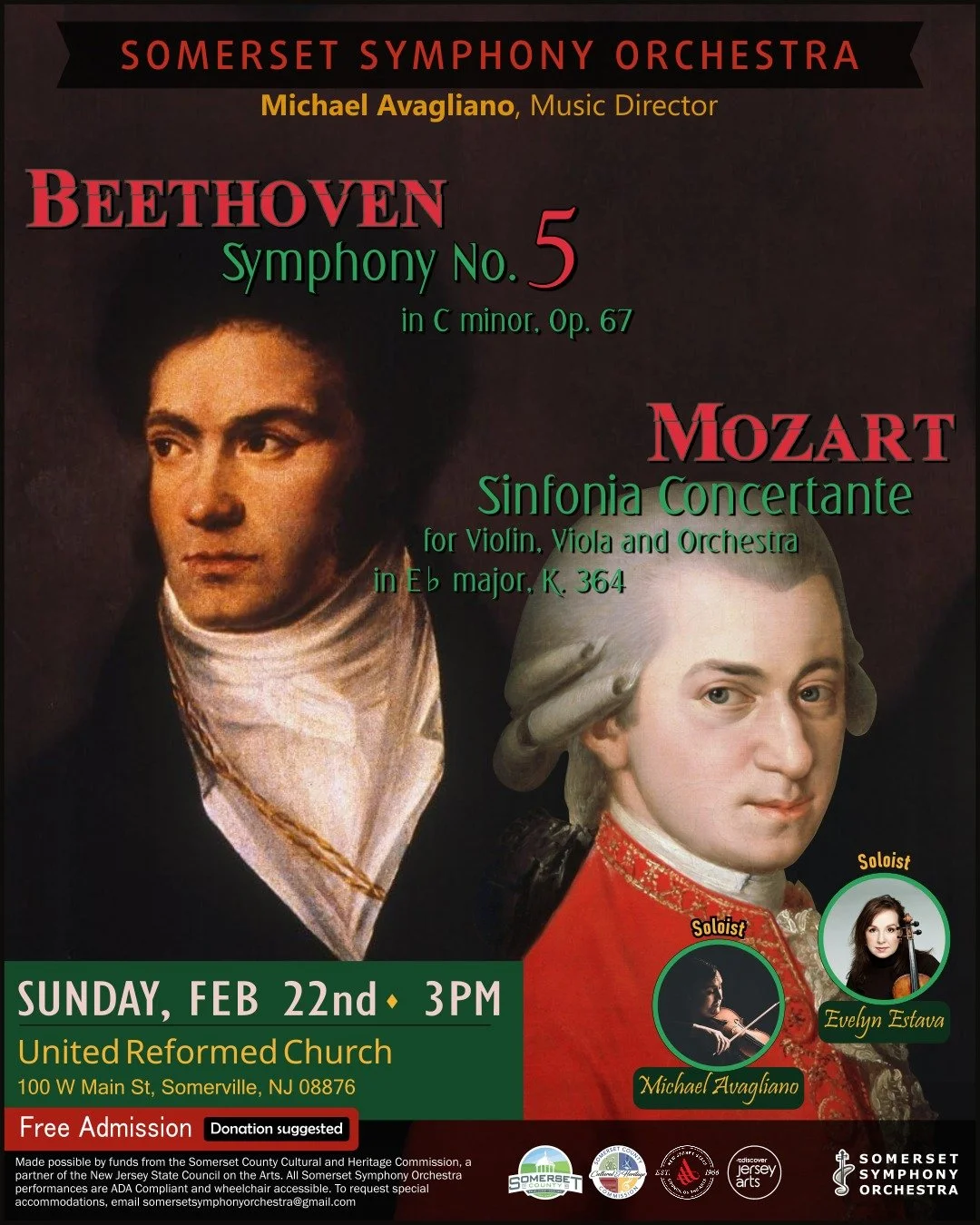 Beethoven’s 5th &amp; Mozart’s Sinfonia Concertante