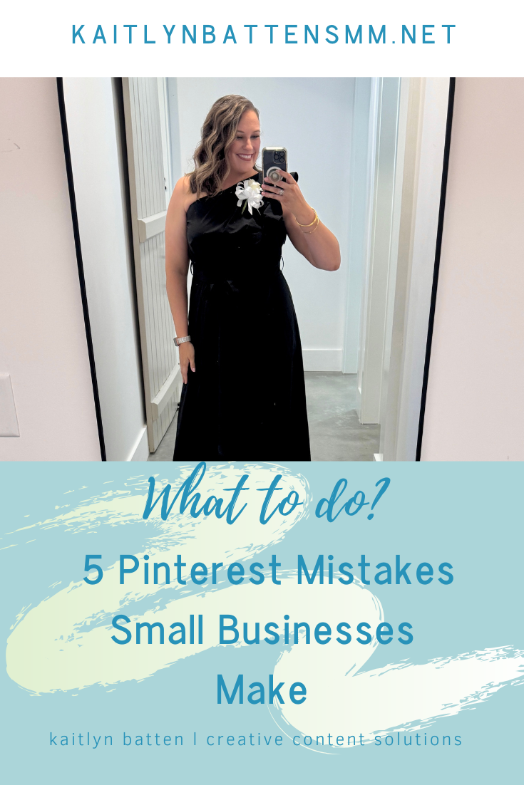 5 Pinterest Mistakes Small Businesses Make