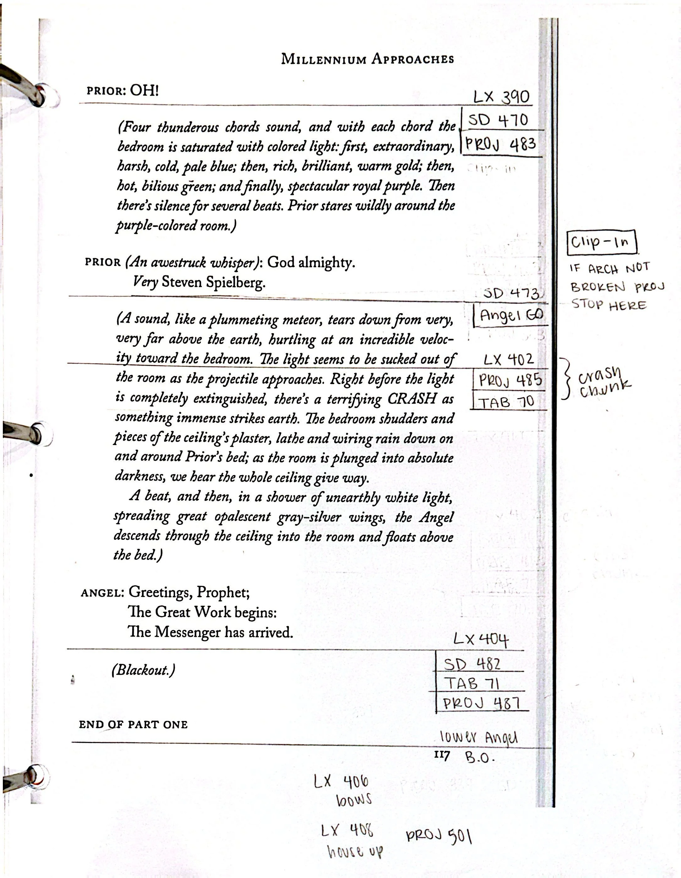 Angels in America Calling Script