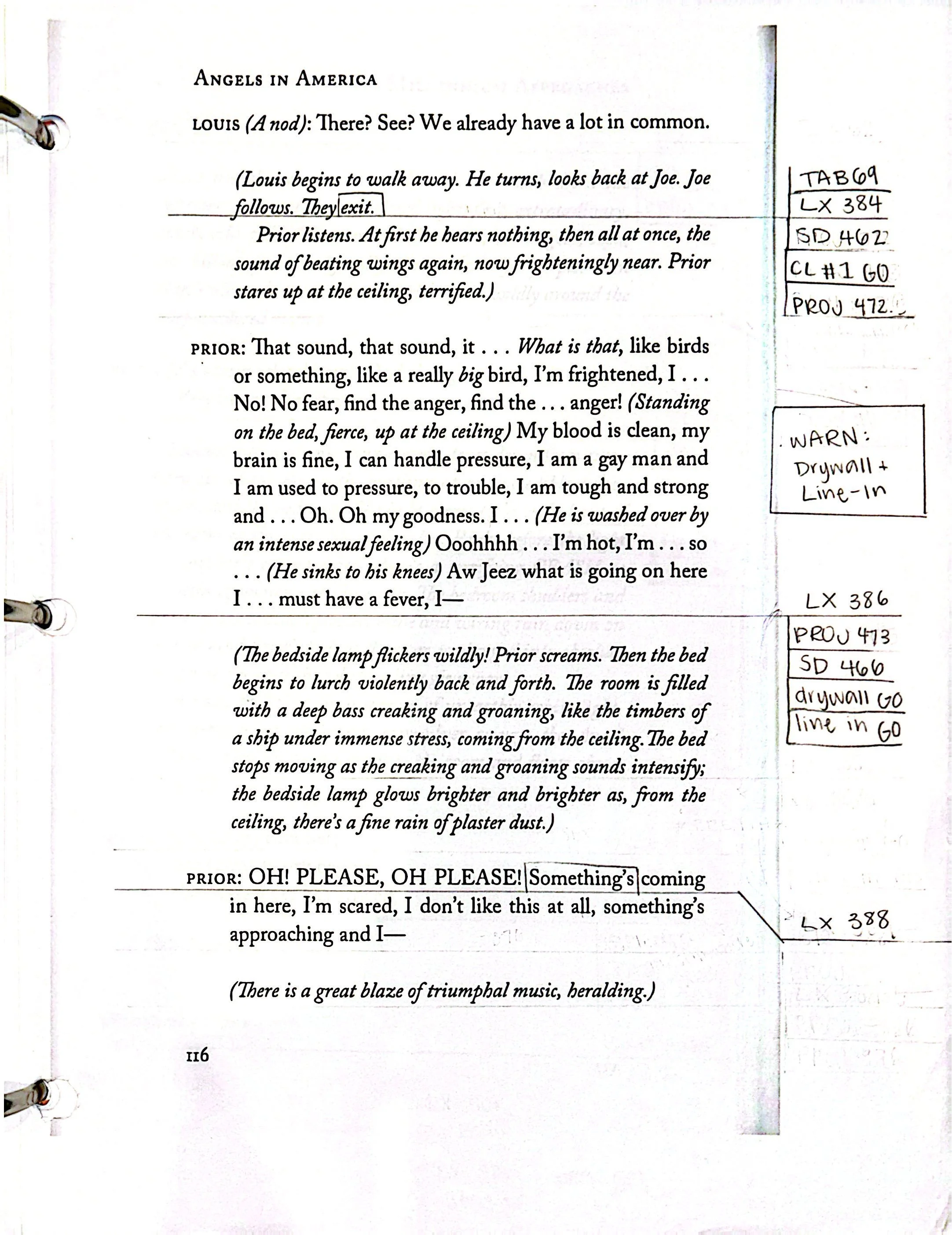 Angels in America Calling Script