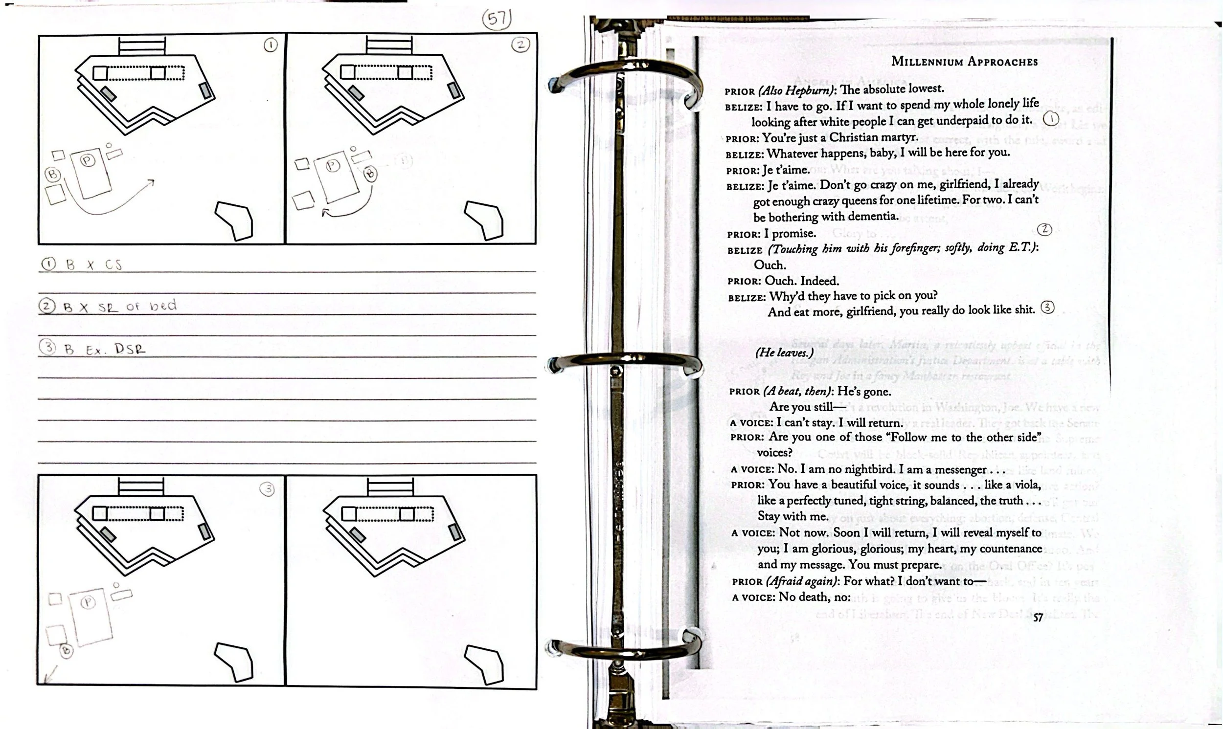 Angels in America Blocking Script