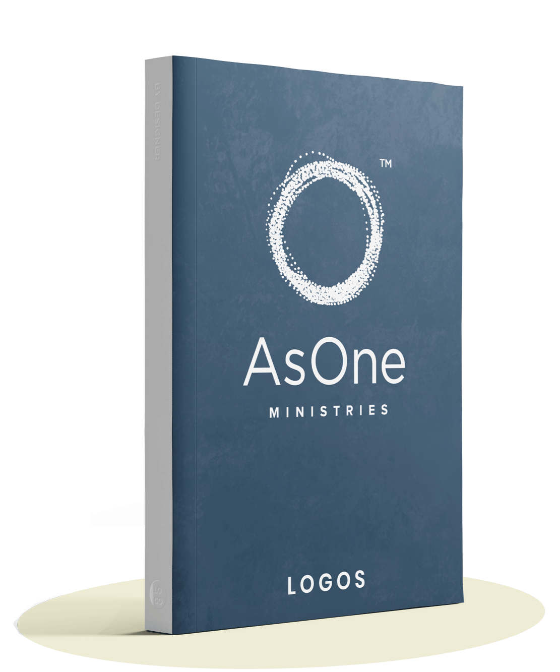 Mockup cover for AsOne's logo resource folder featuring the AsOne Ministries logo