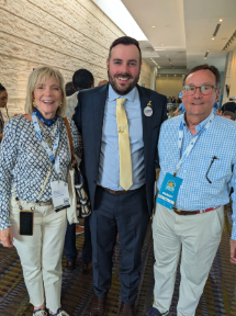 Cindy & Mike Scroggins with State Chair Kendall Scudder