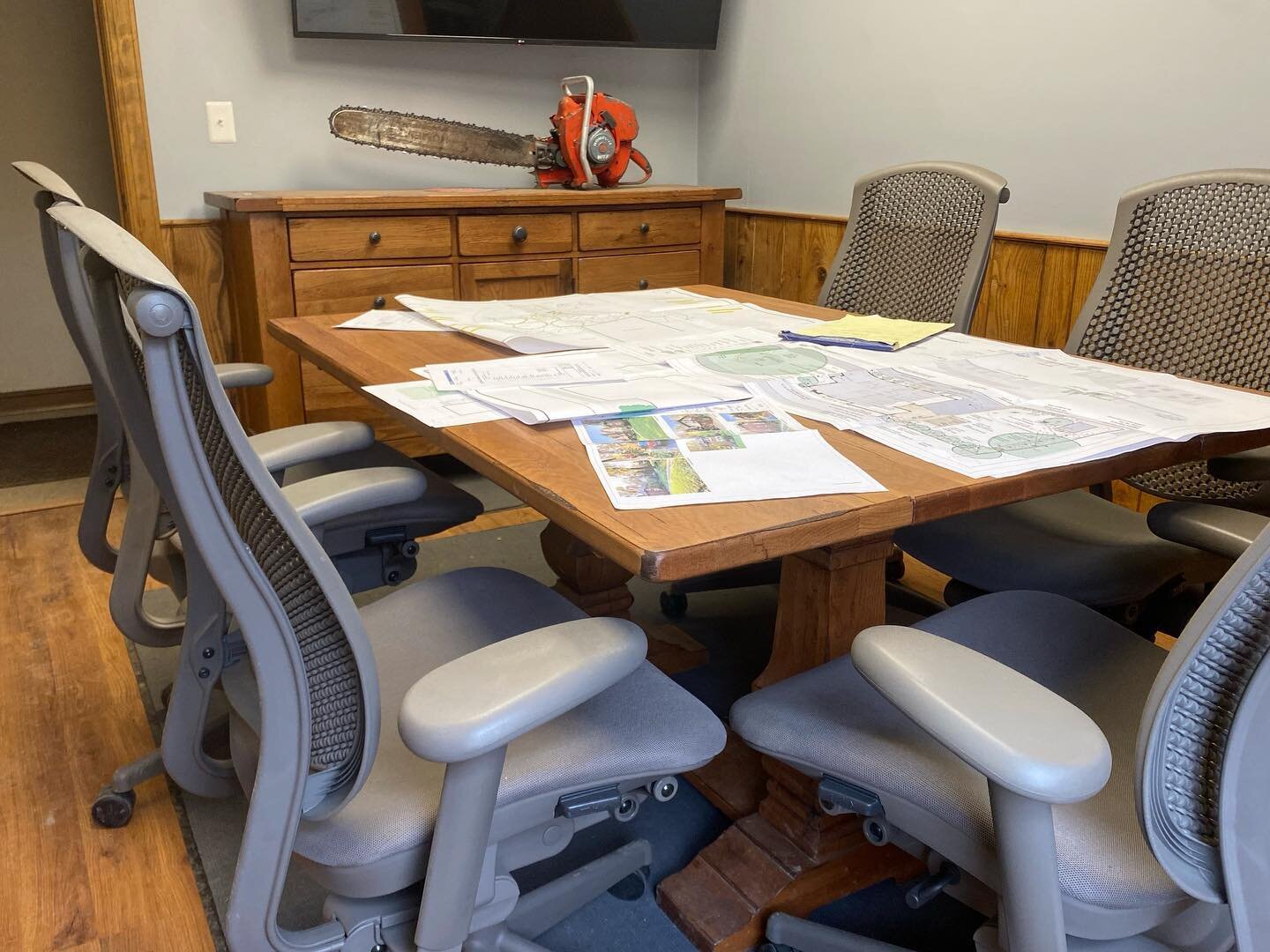 In this modern era of technology, computers, satellite images, and cloud based everything, sometimes the best way to plan and budget a job is to lay the paper drawings out and put pen to paper.