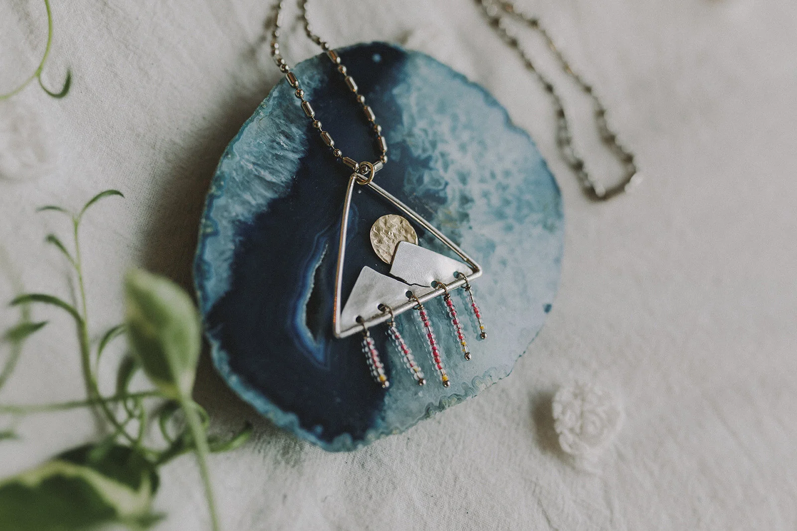 Silver Mountain Necklace