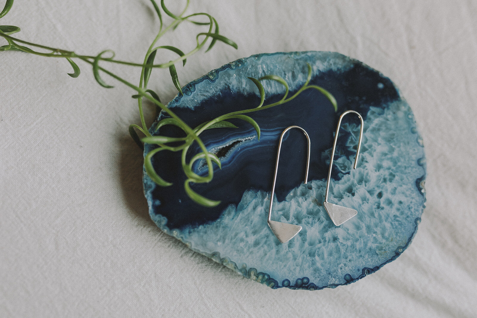 Geo Threader Earrings