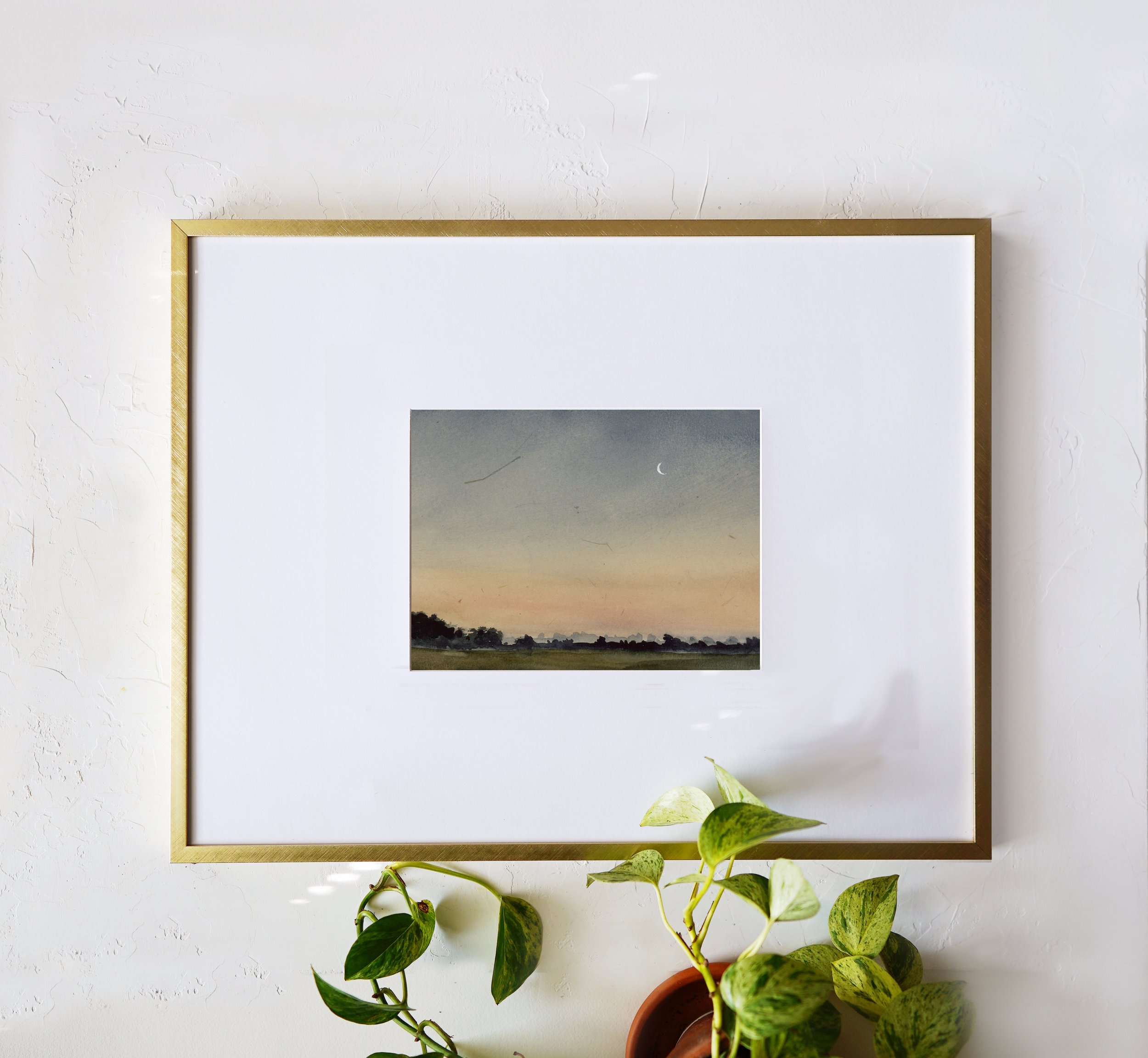 Field at Dusk Original Painting