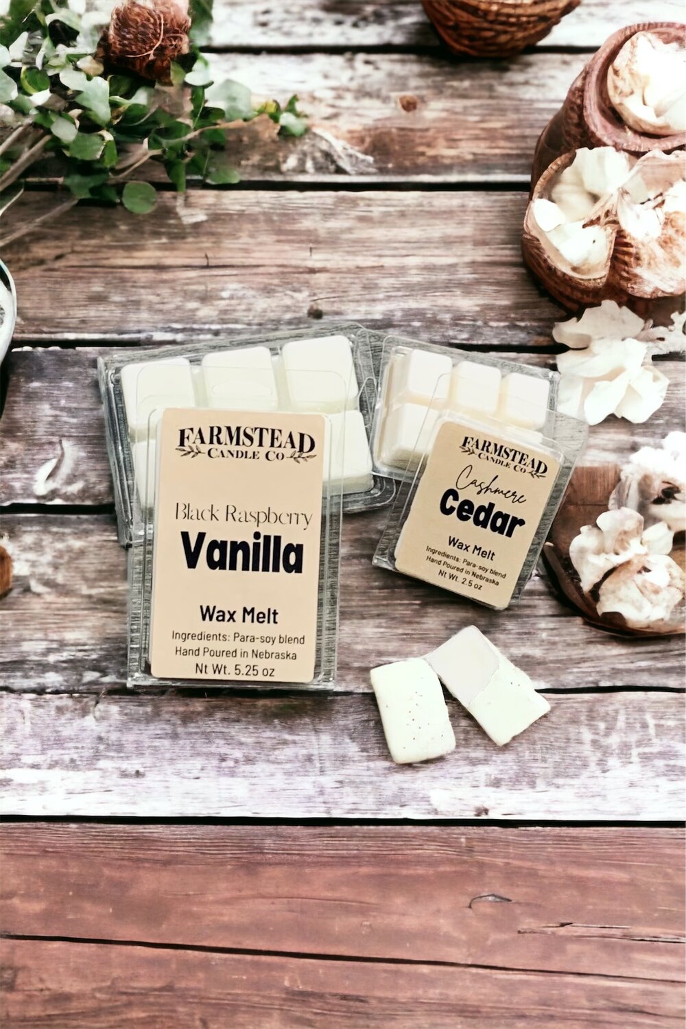 Wax Melts - Warm Vanilla Cream (Set of 2)