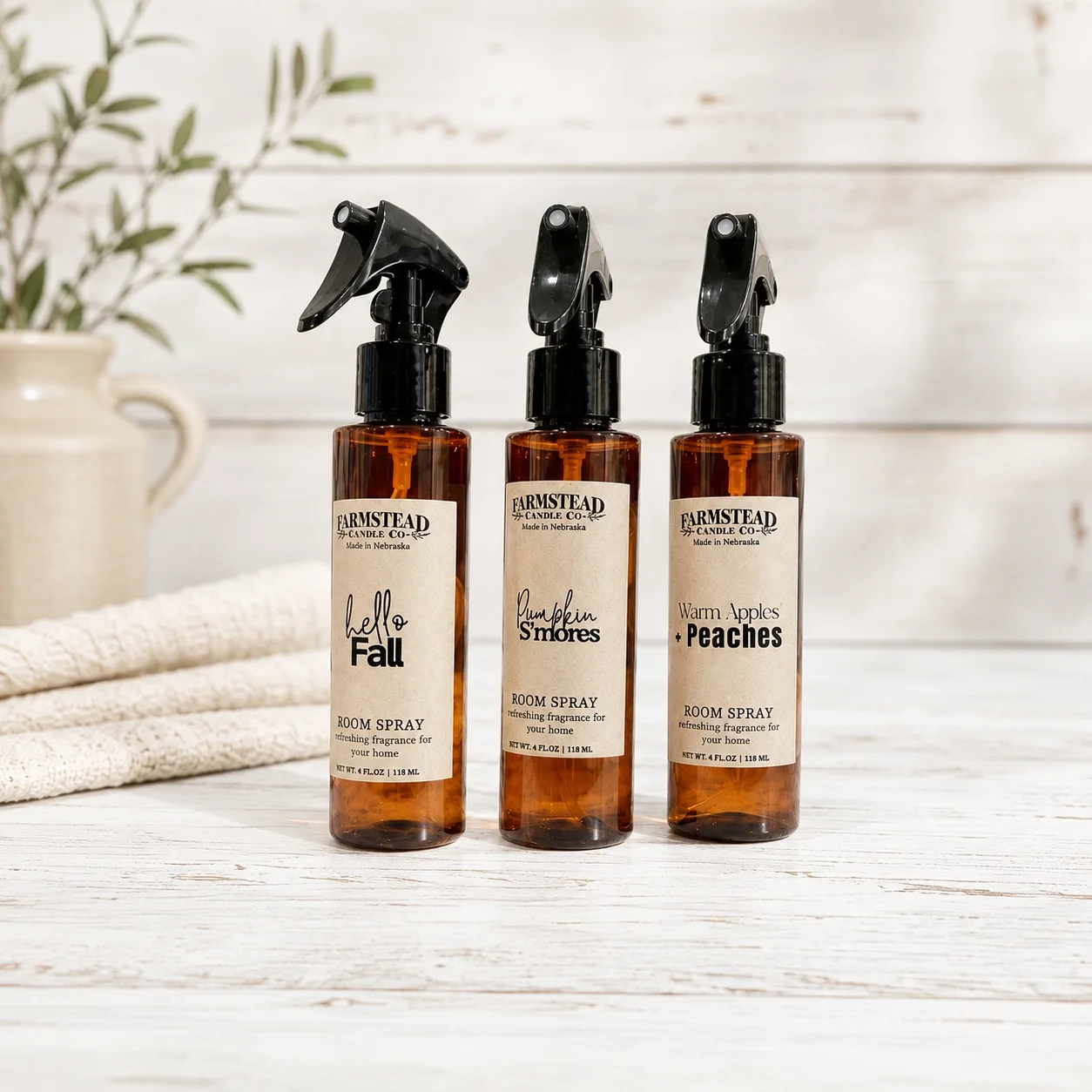Autumn Scent Collection-  4 oz Room + Linen Spray