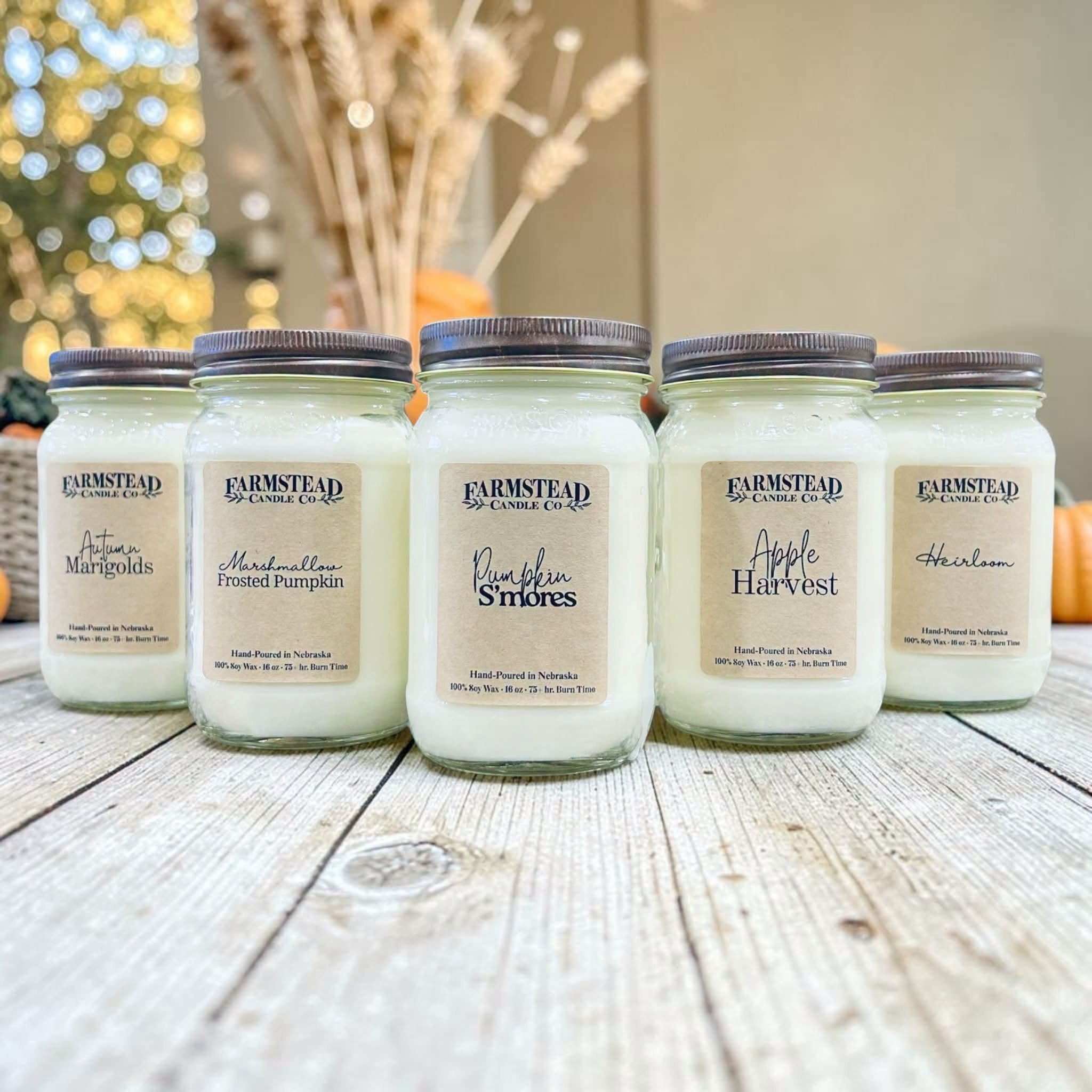 Autumn Collection - 16 oz Soy Wax Candle-You Choose the scent