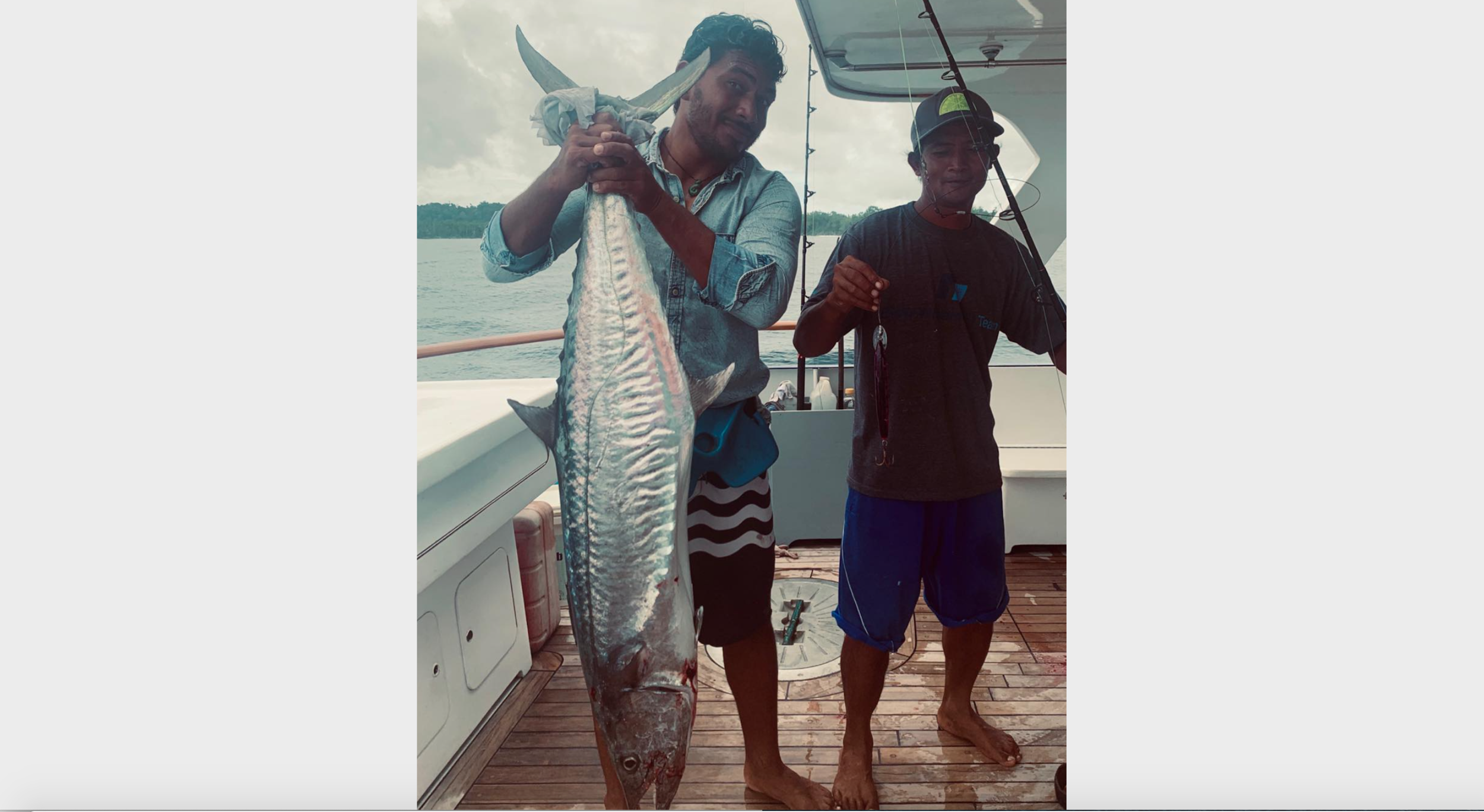  One of the largest Spanish mackerel ever caught aboard the Indies Trader 3 - fresh fish for days 