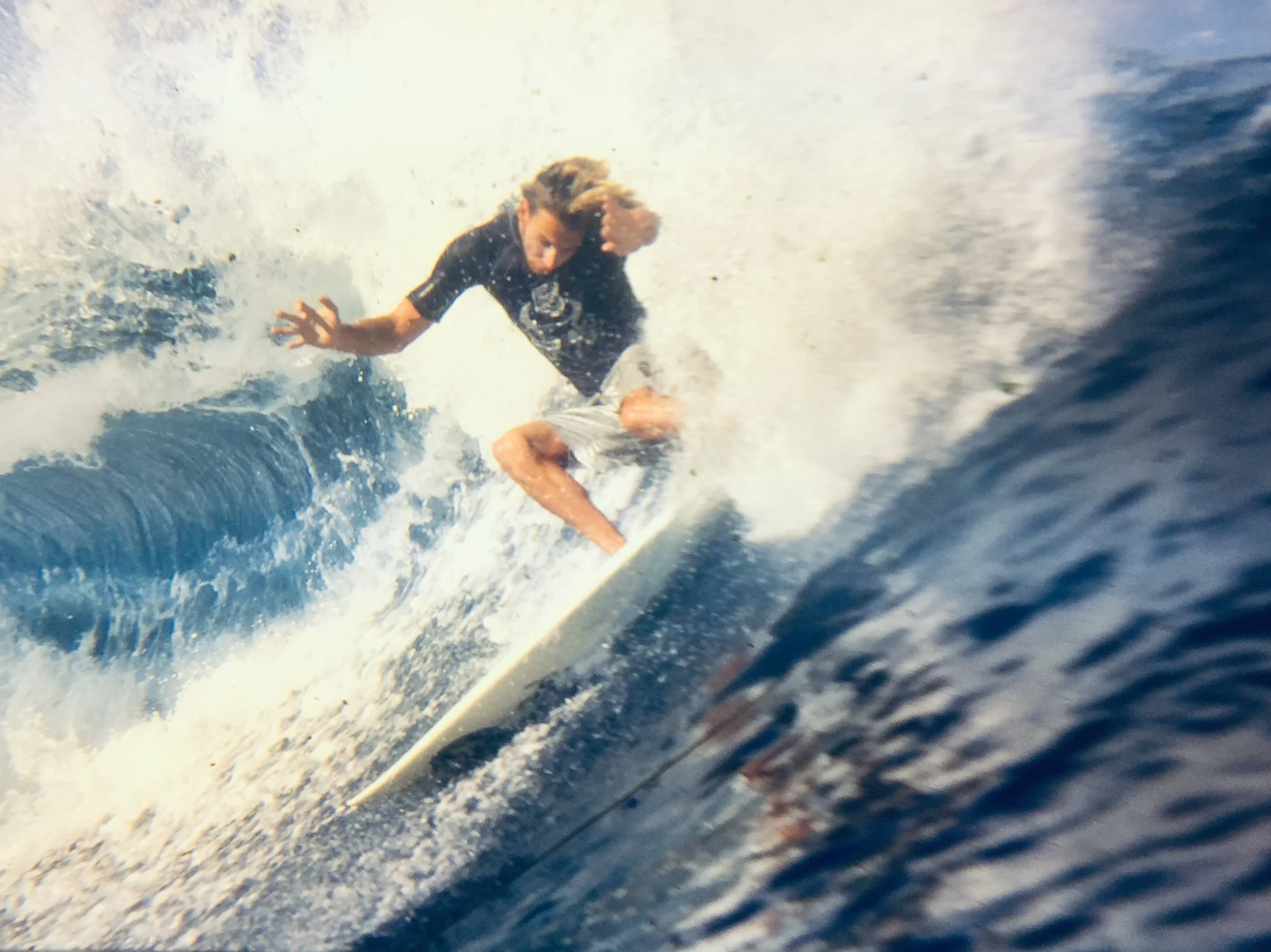 Neal Purchase Junior might appear as a cruisy surfer/shaper/muso these days but he was an animal with his high speed contortions back in the day