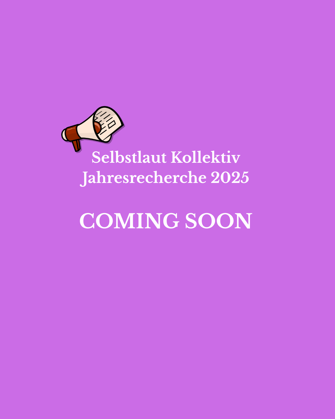 Jahresrecherche 2025
