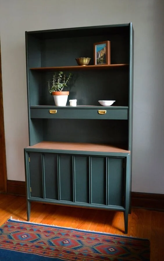 Deep green mid-century beauty, Pinterest