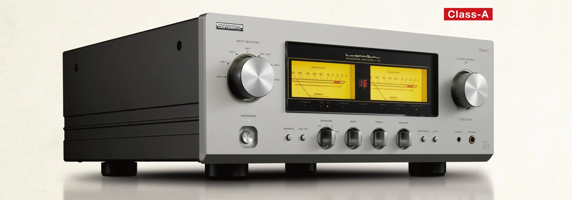 Luxman L-100 Centennial in store for demo
